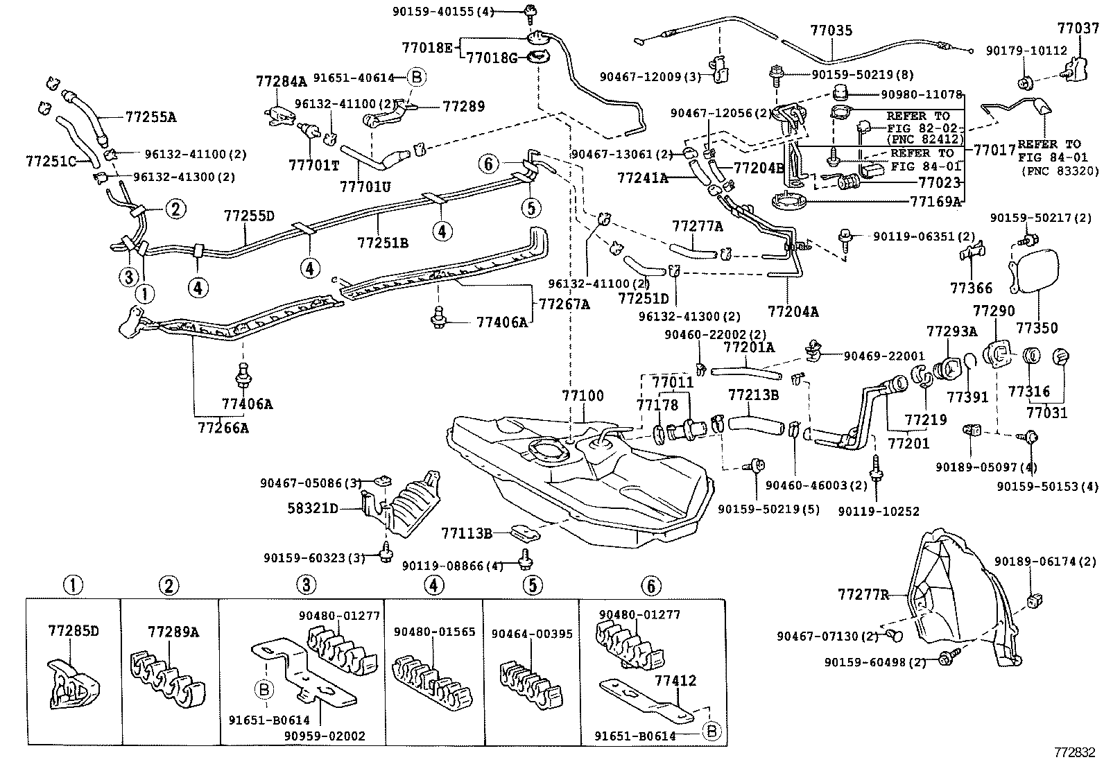 77261-16200 TUBE, FUEL TANK TO CANISTER product image