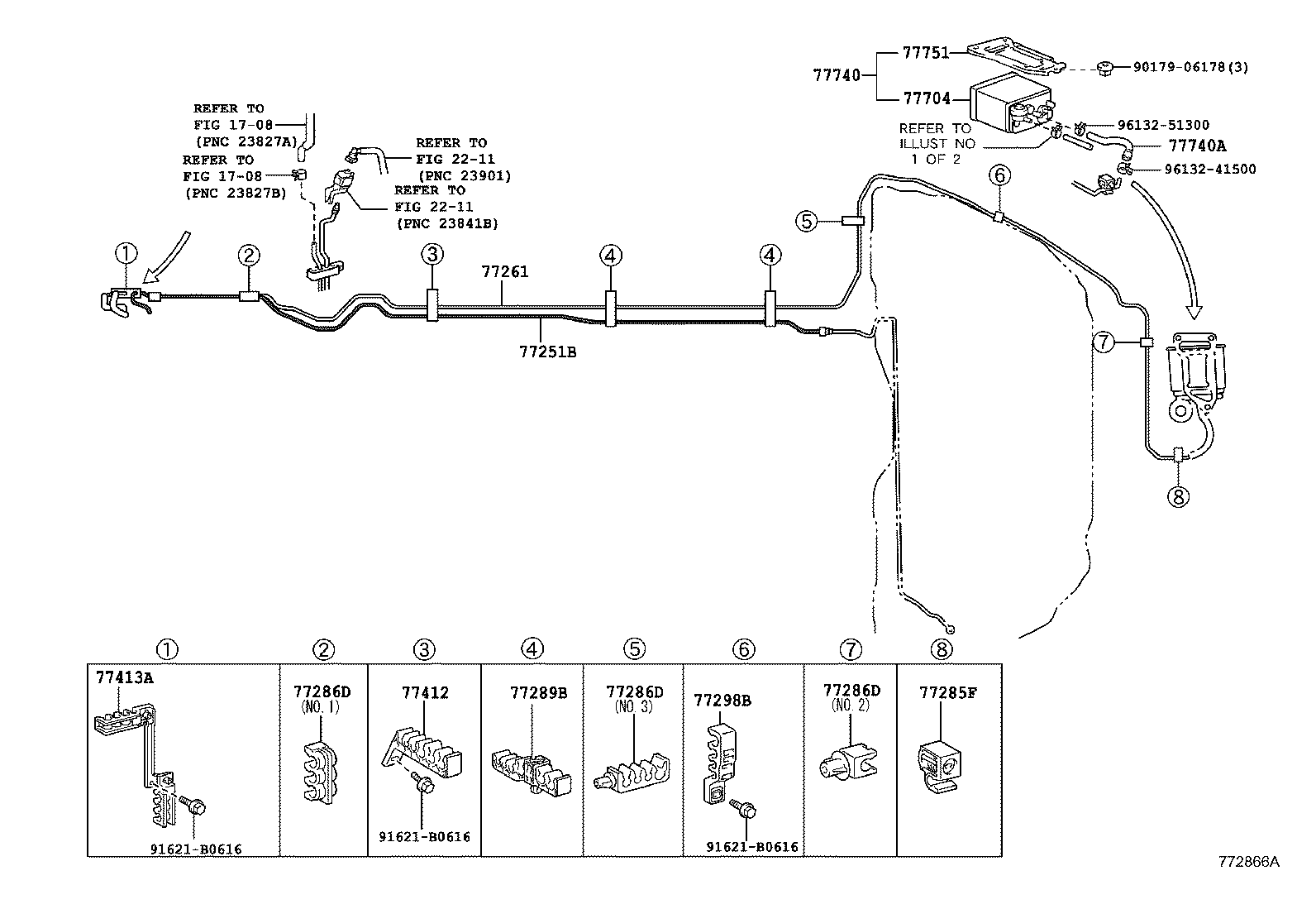 77030-30170 LOCK ASSY, FUEL LID W/MOTOR product image