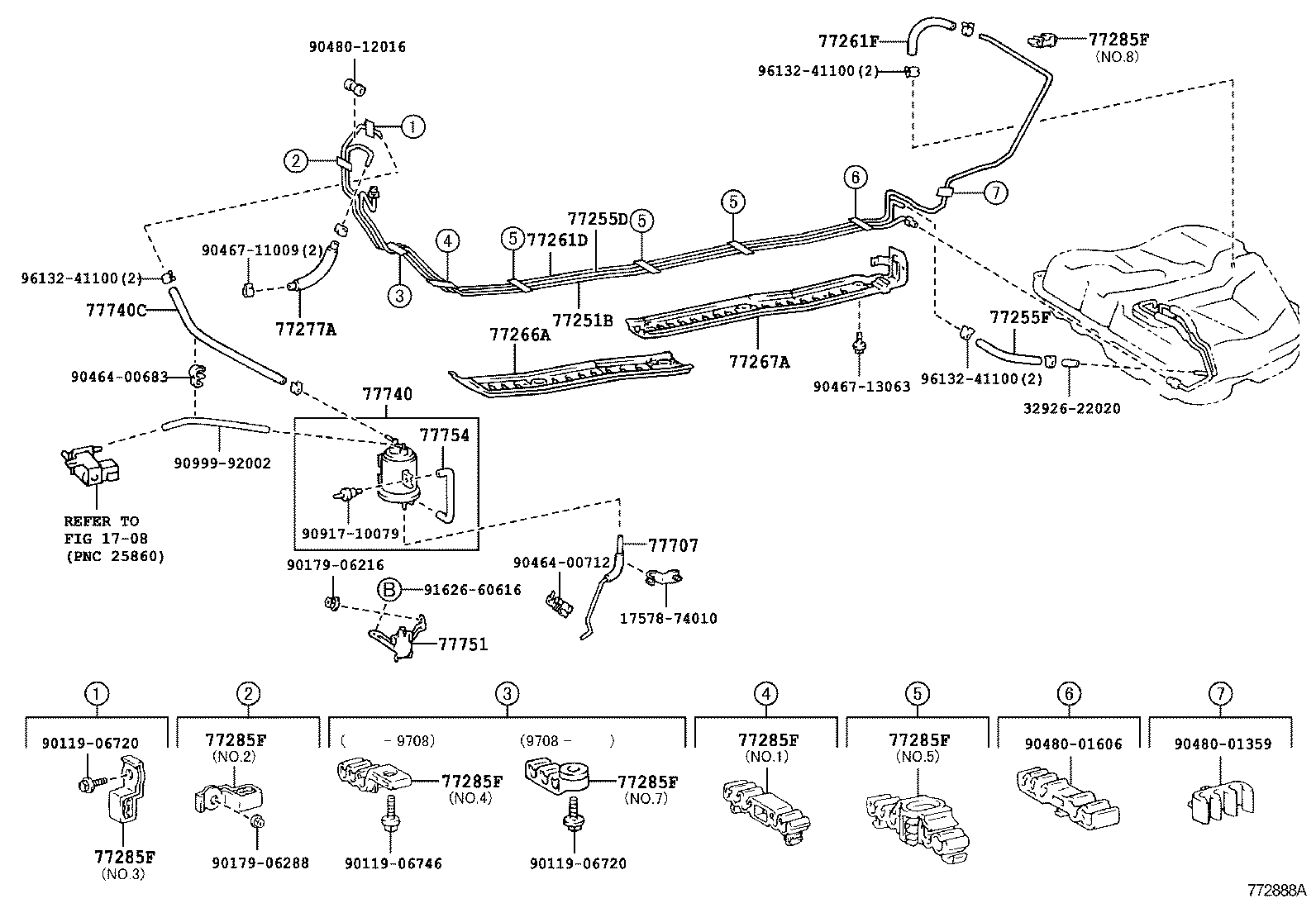 77204-20110 TUBE, FUEL TANK RETURN product image