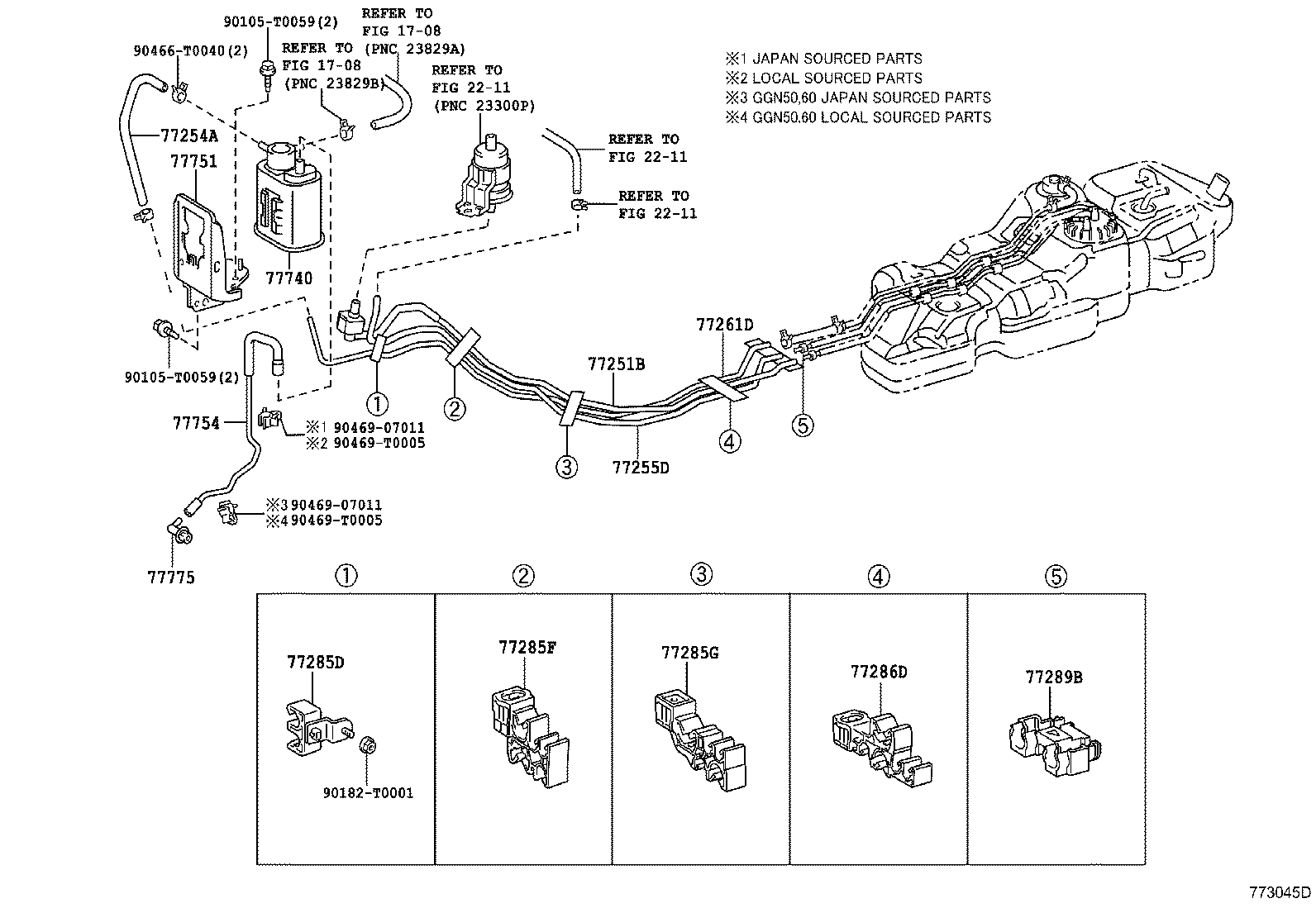 77020-0K210 TUBE ASSY, FUEL SUCTION W/PUMP & GAGE product image