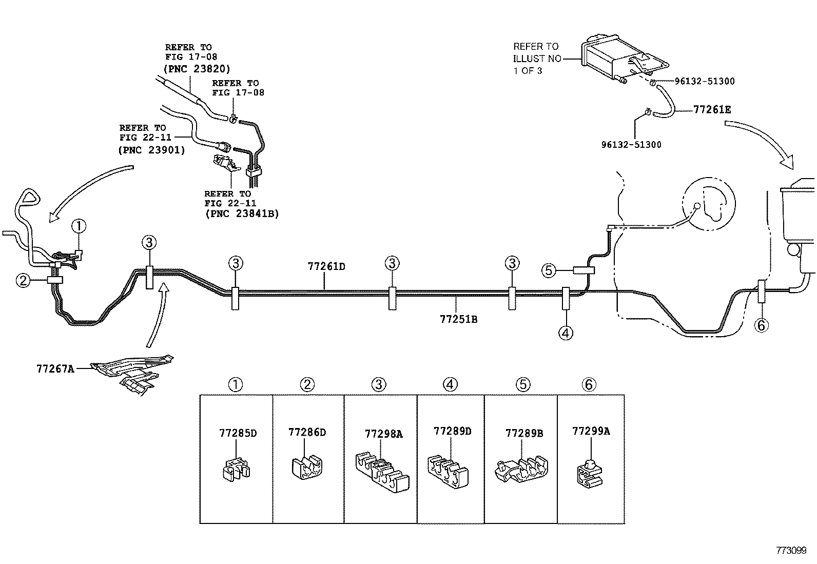 77404-52060 HOSE, FUEL TANK VENT product image