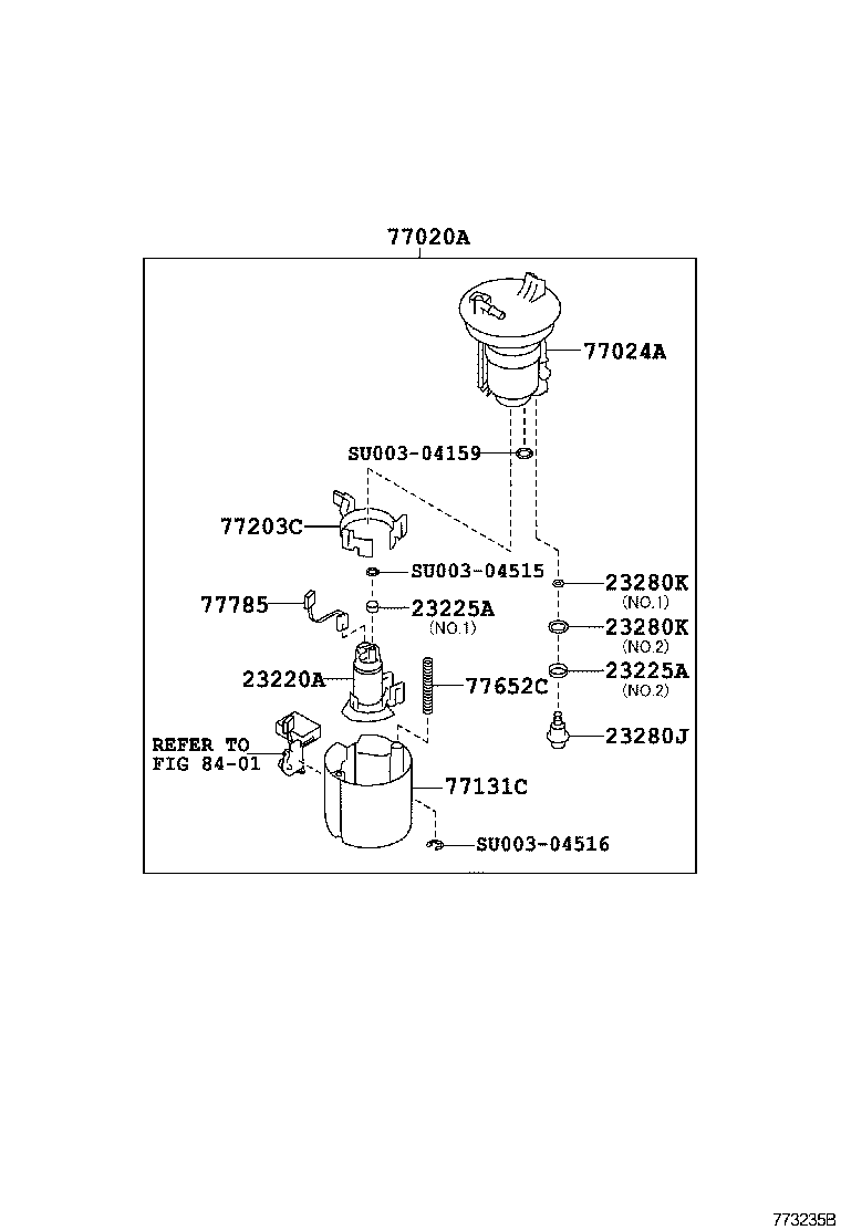 SU003-01052 PROTECTOR, FUEL TANK, NO.3 product image