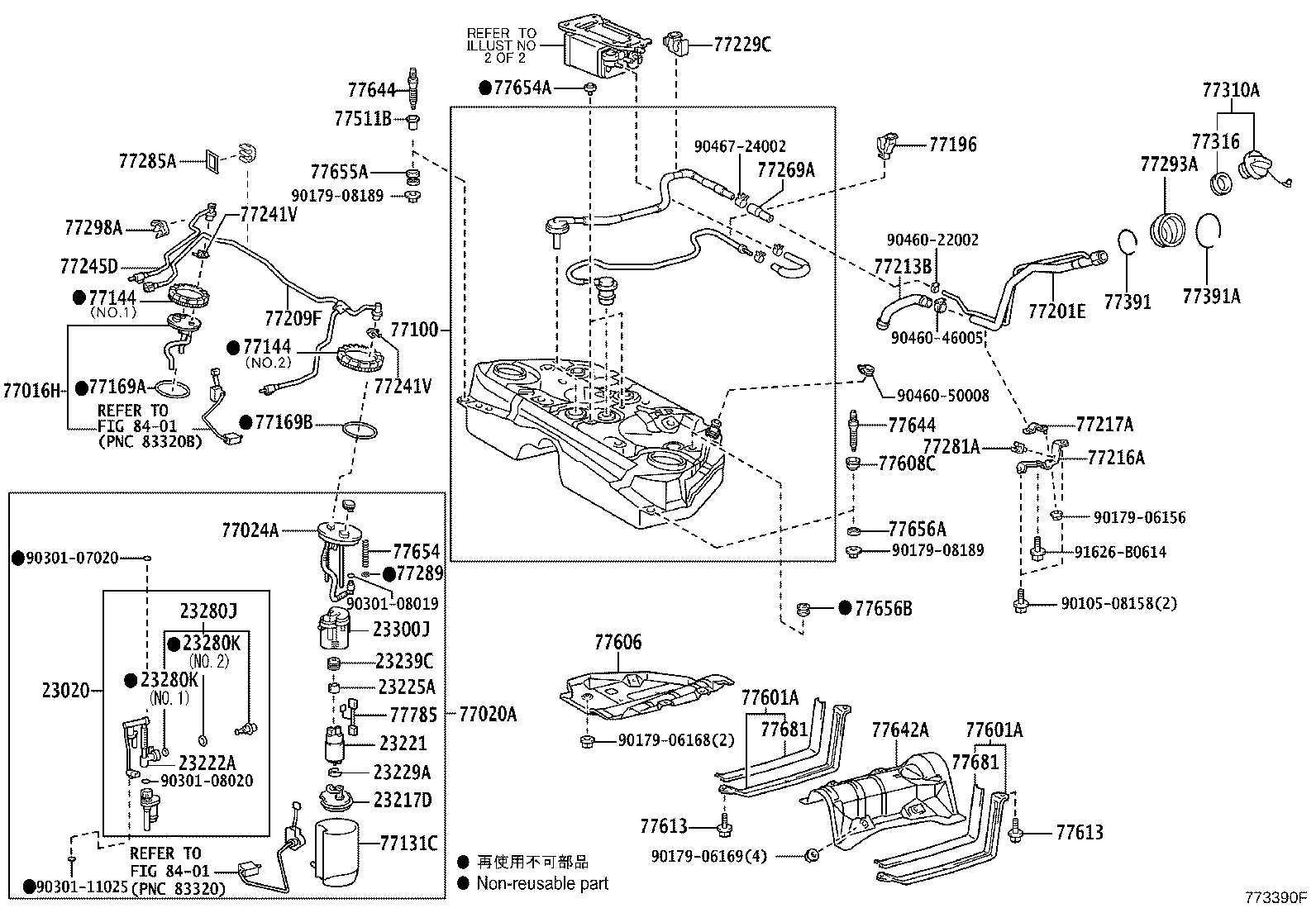 77286-30280 CLAMP, FUEL TUBE, NO.2 product image
