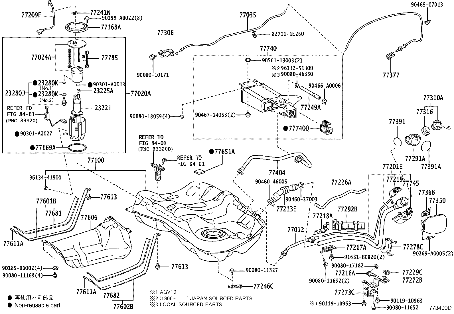 77201-0T021 PIPE SUB-ASSY, FUEL TANK FILLER product image