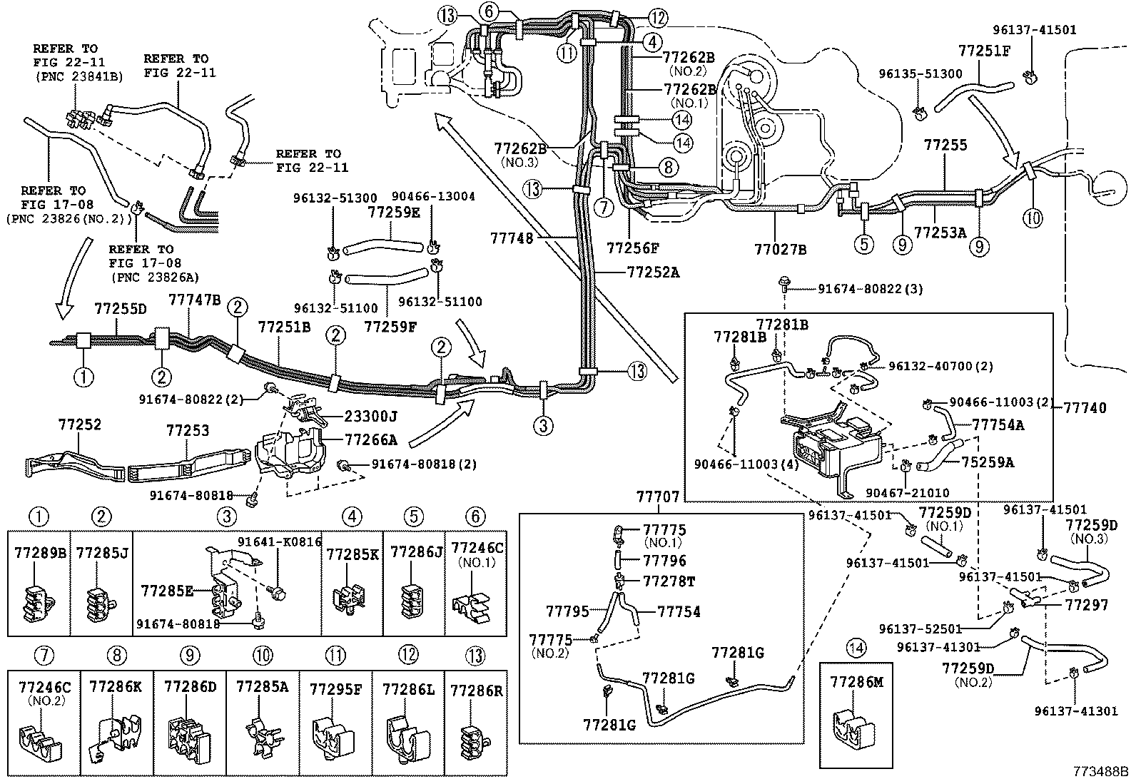 77020-60392 TUBE ASSY, FUEL SUCTION W/PUMP & GAGE product image