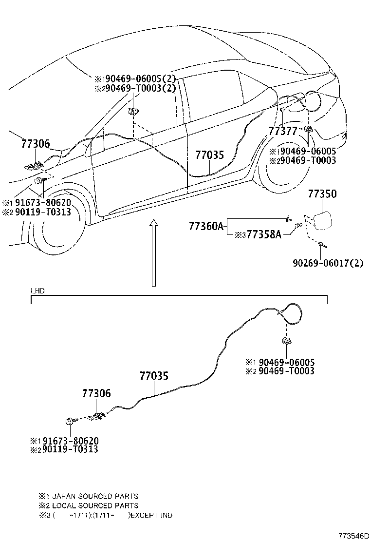 77001-02760 TANK SUB-ASSY, FUEL product image