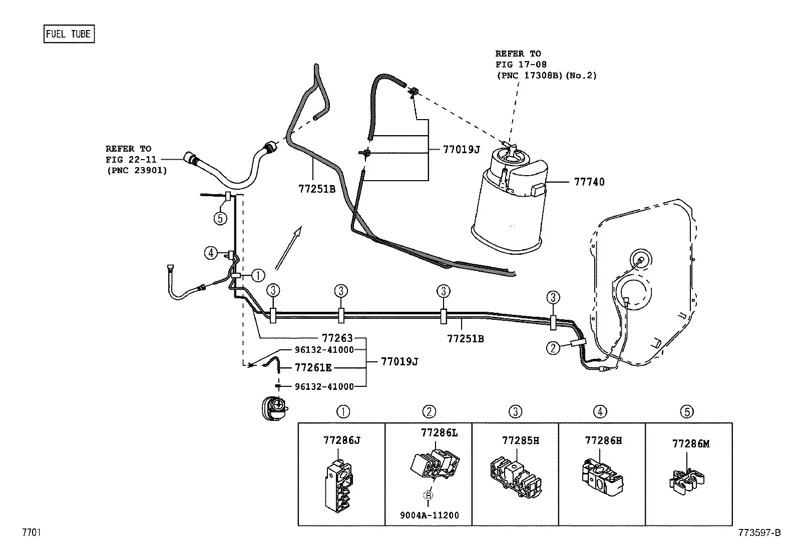 23265-BZ010 BRACKET, FUEL PUMP product image