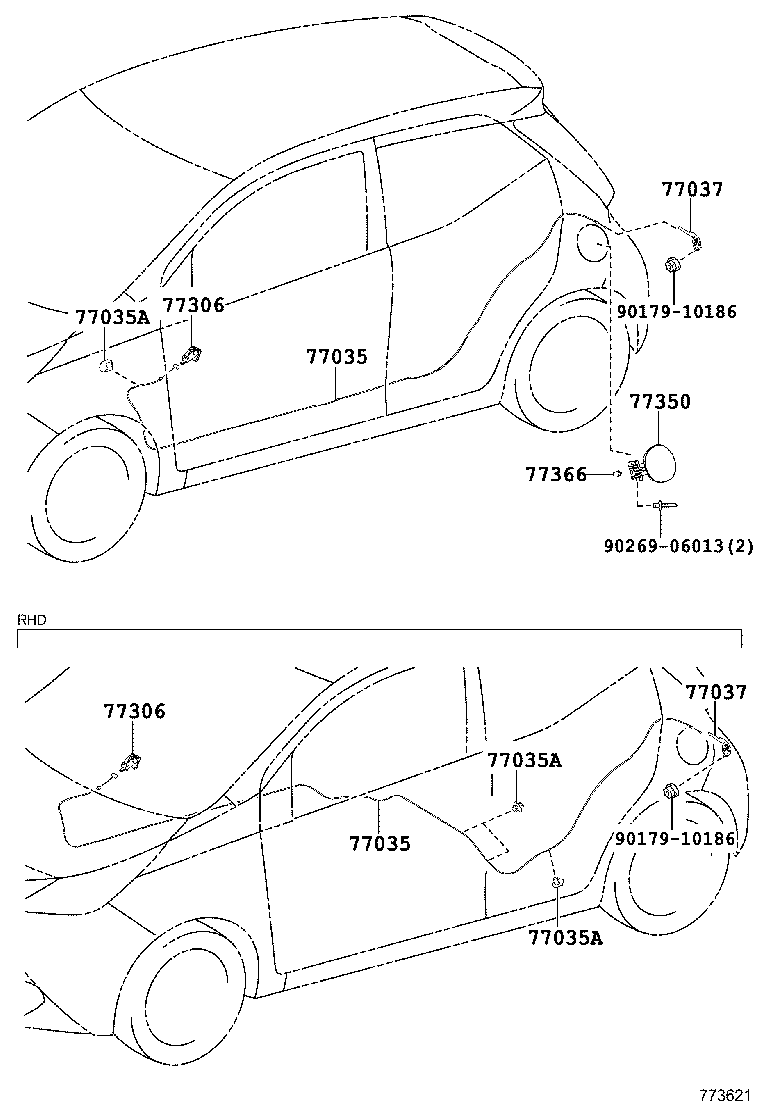 77240-0H030 TUBE ASSY, FUEL SUCTION product image
