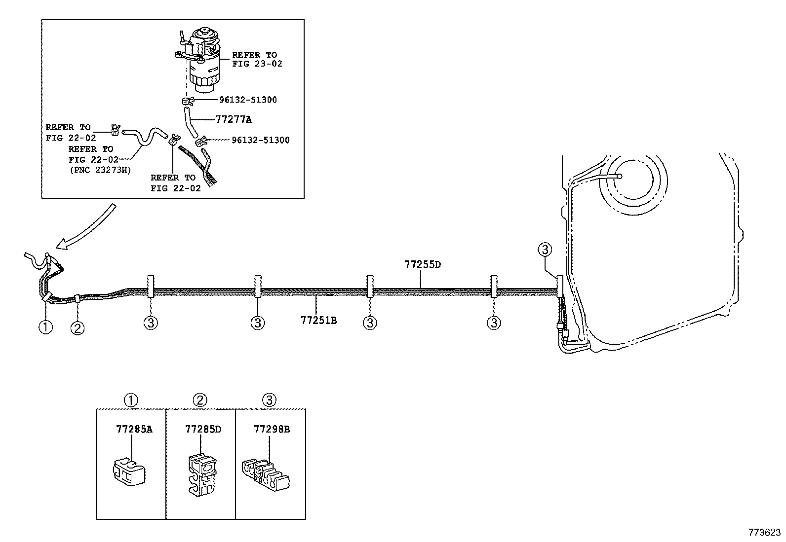 77001-02760 TANK SUB-ASSY, FUEL product image