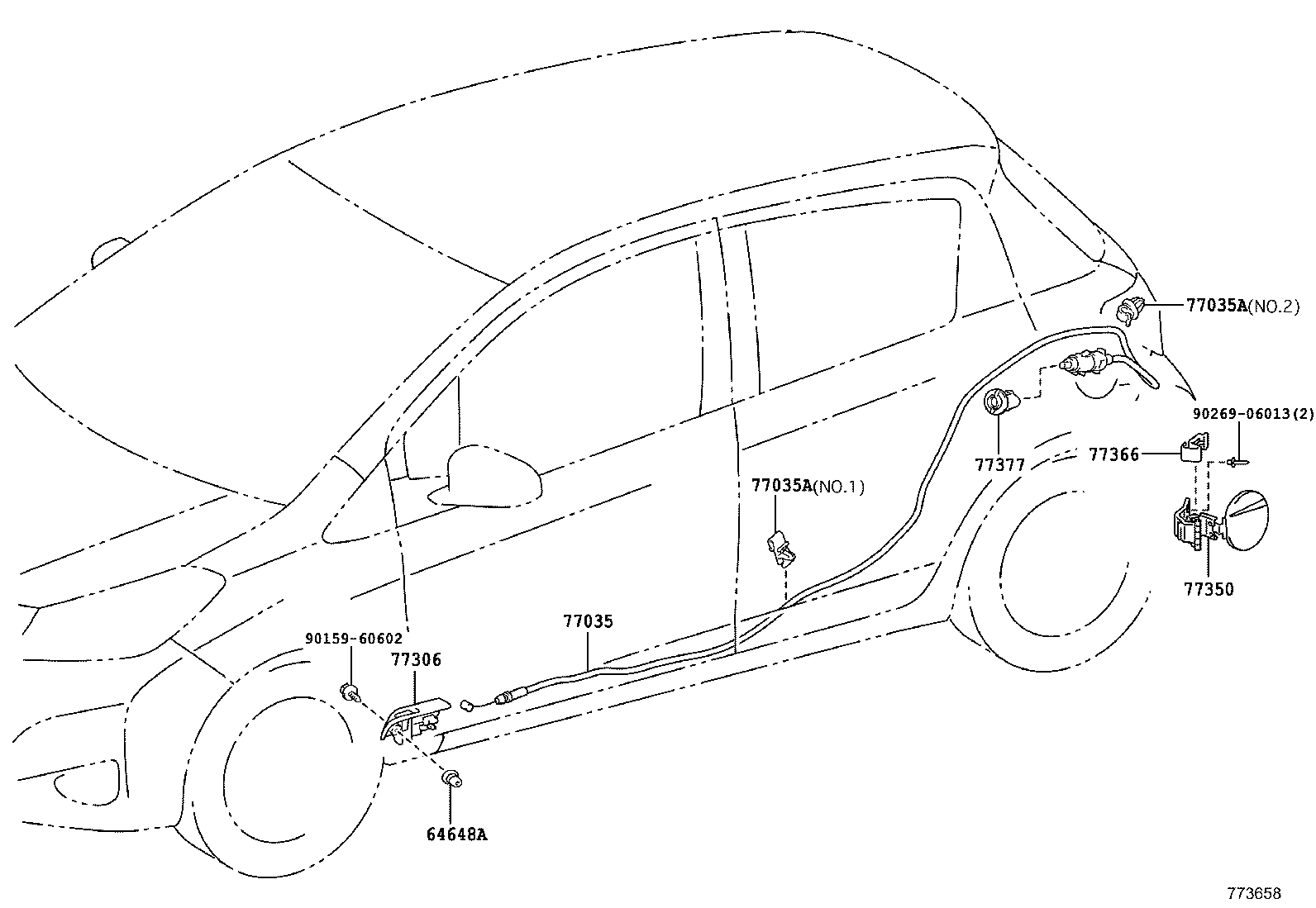 32926-20010 CUSHION, FUEL MAIN TUBE product image