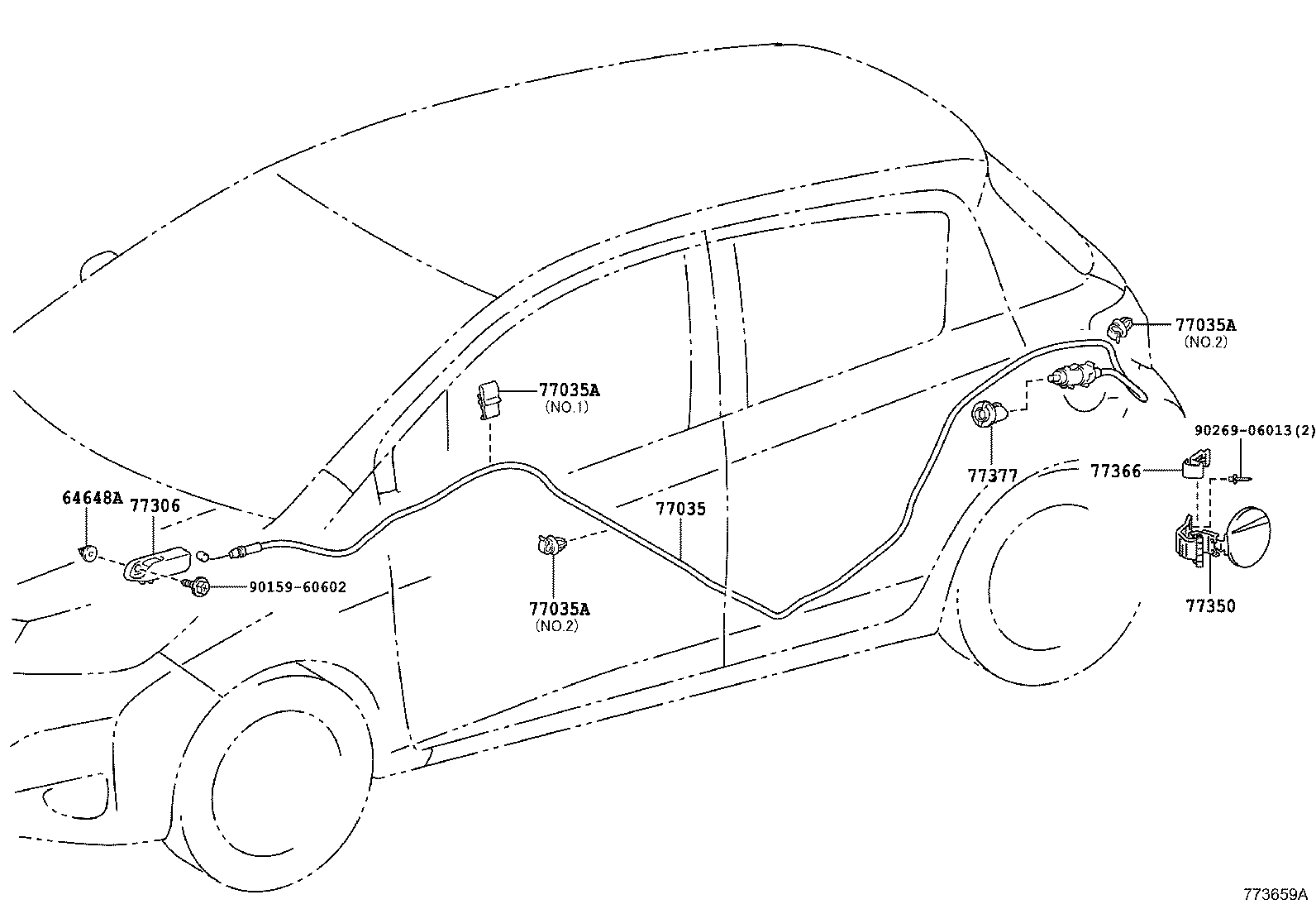 32926-20010 CUSHION, FUEL MAIN TUBE product image