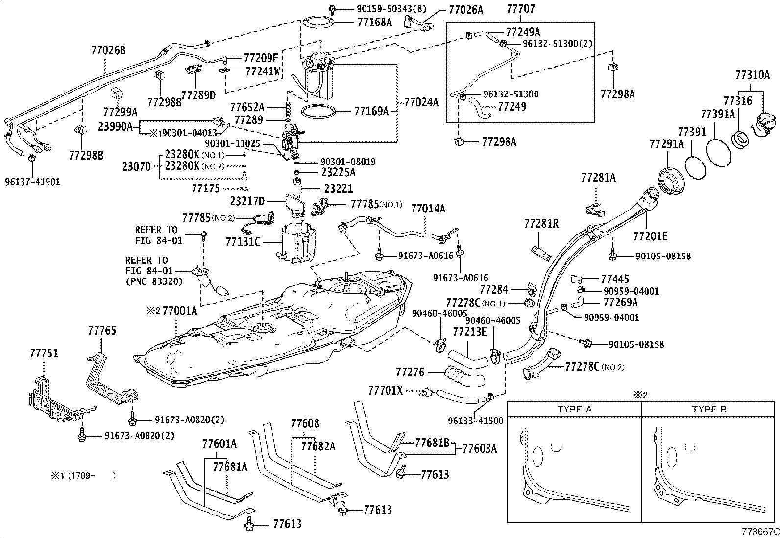 77001-78240 TANK SUB-ASSY, FUEL product image