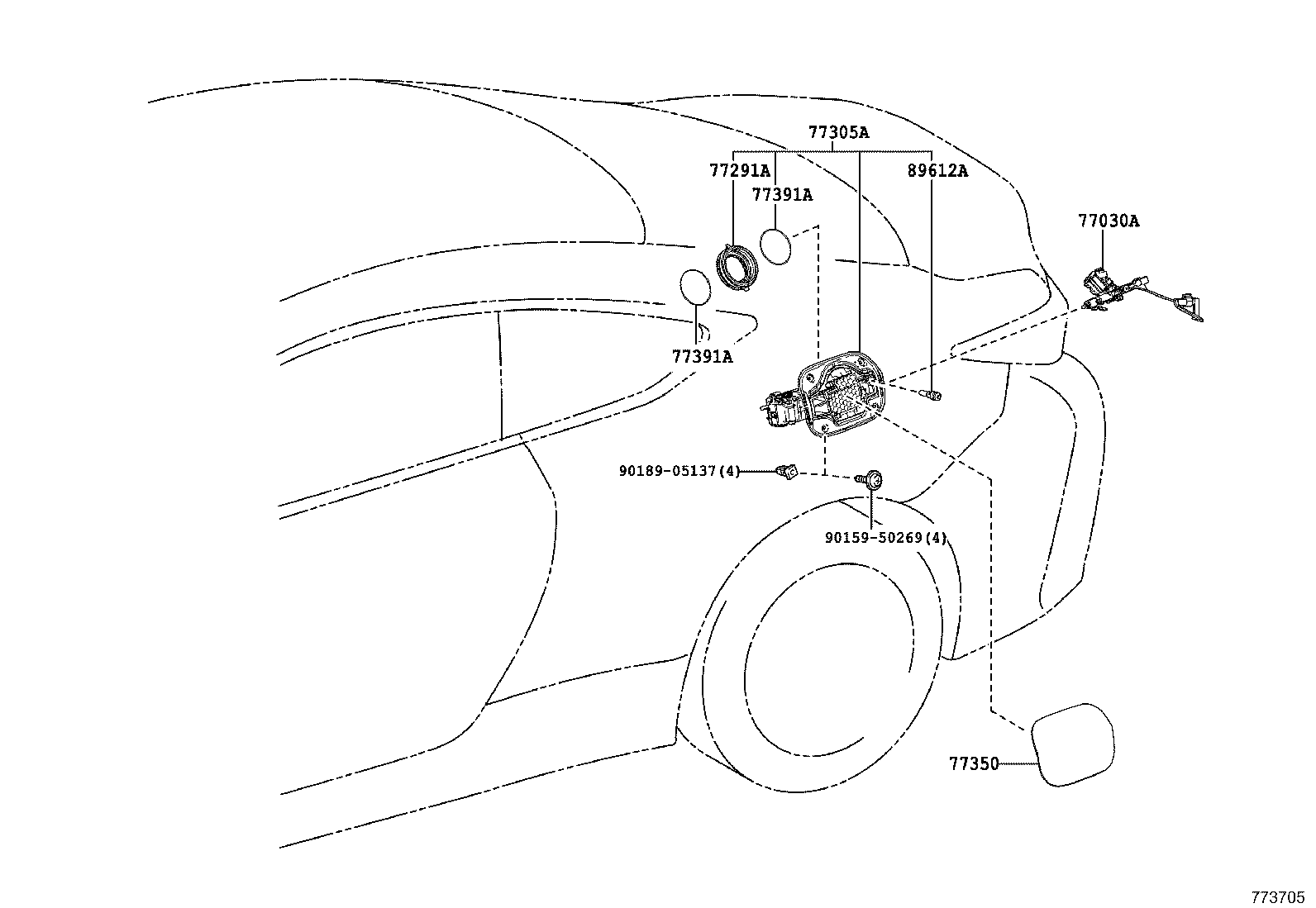 23225-38030 SPACER, FUEL PUMP product image