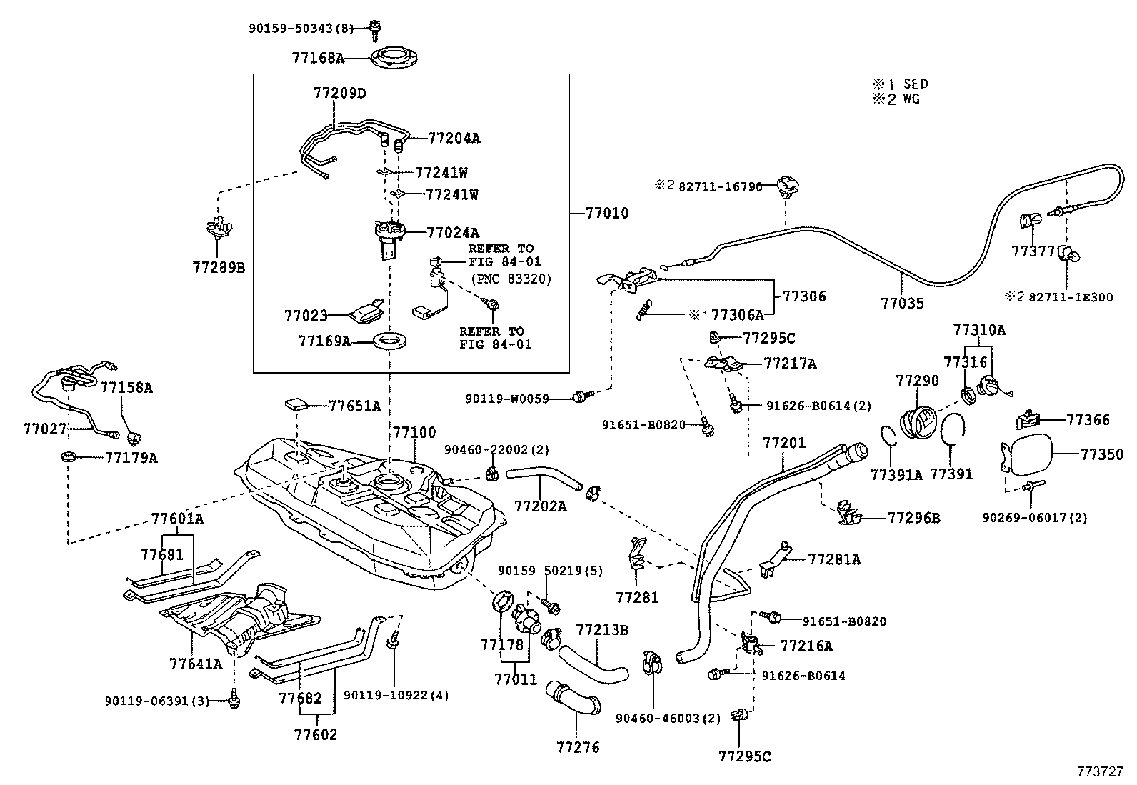 77020-02170 TUBE ASSY, FUEL SUCTION W/PUMP & GAGE product image
