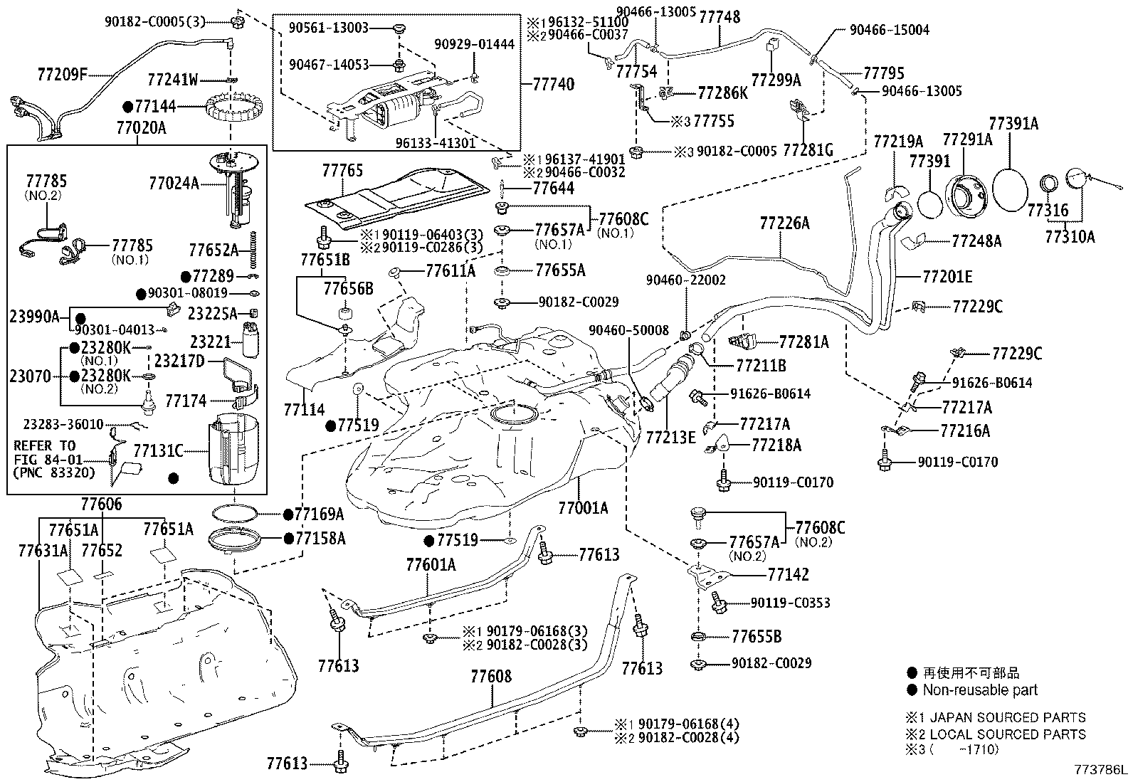 77020-0E120 TUBE ASSY, FUEL SUCTION W/PUMP & GAGE product image
