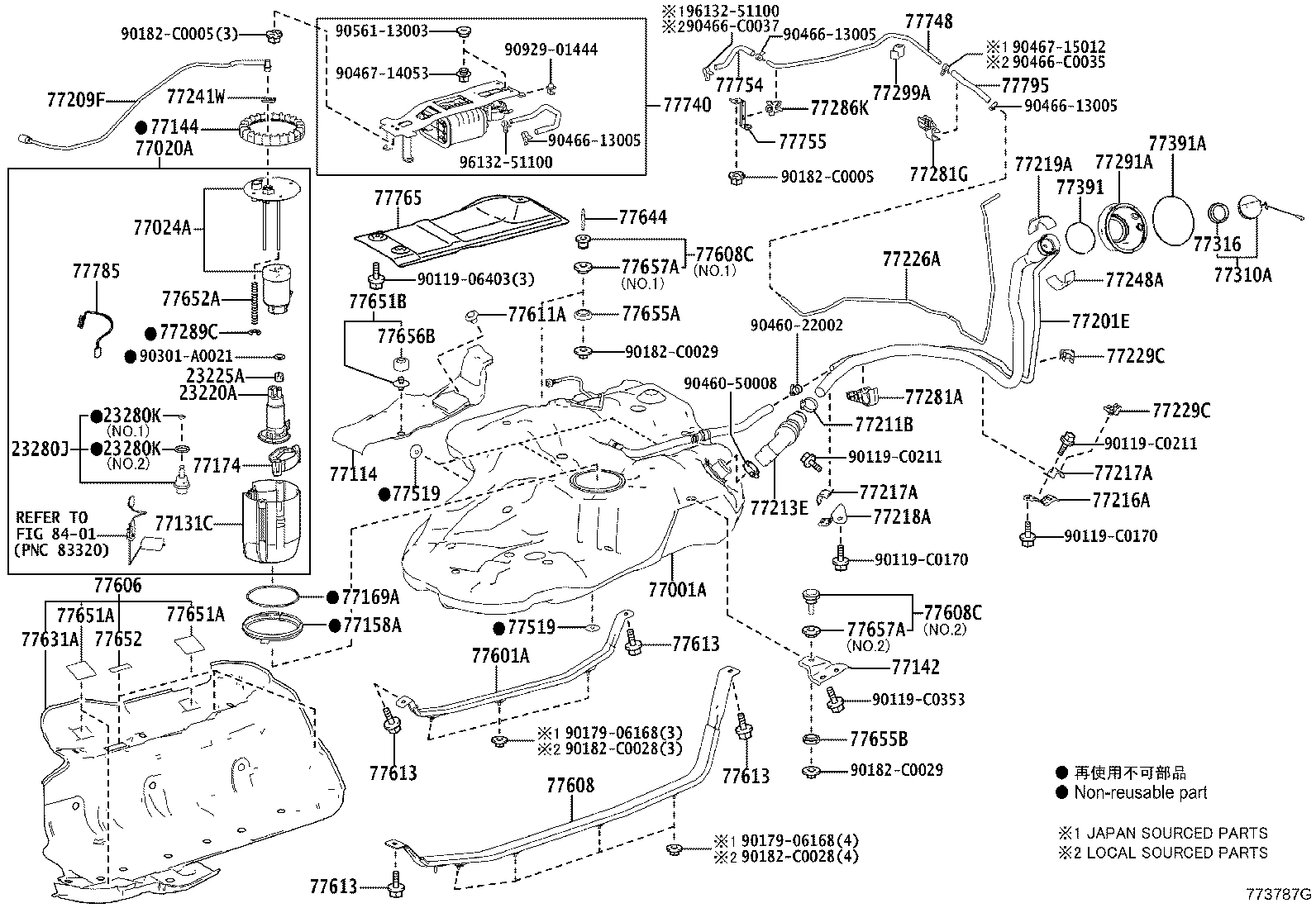77020-0E120 TUBE ASSY, FUEL SUCTION W/PUMP & GAGE product image