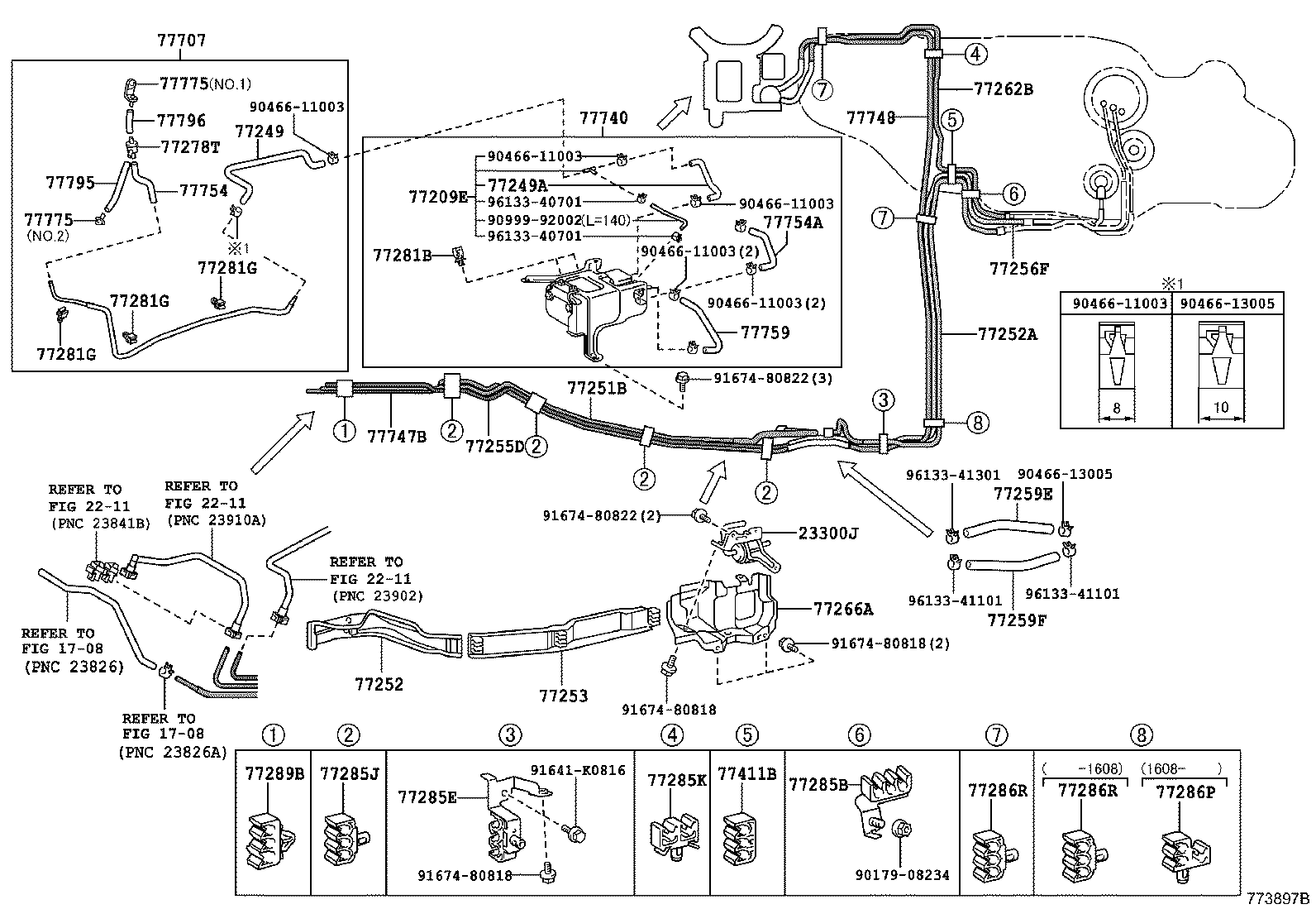 77201-60A60 PIPE SUB-ASSY, FUEL TANK INLET product image