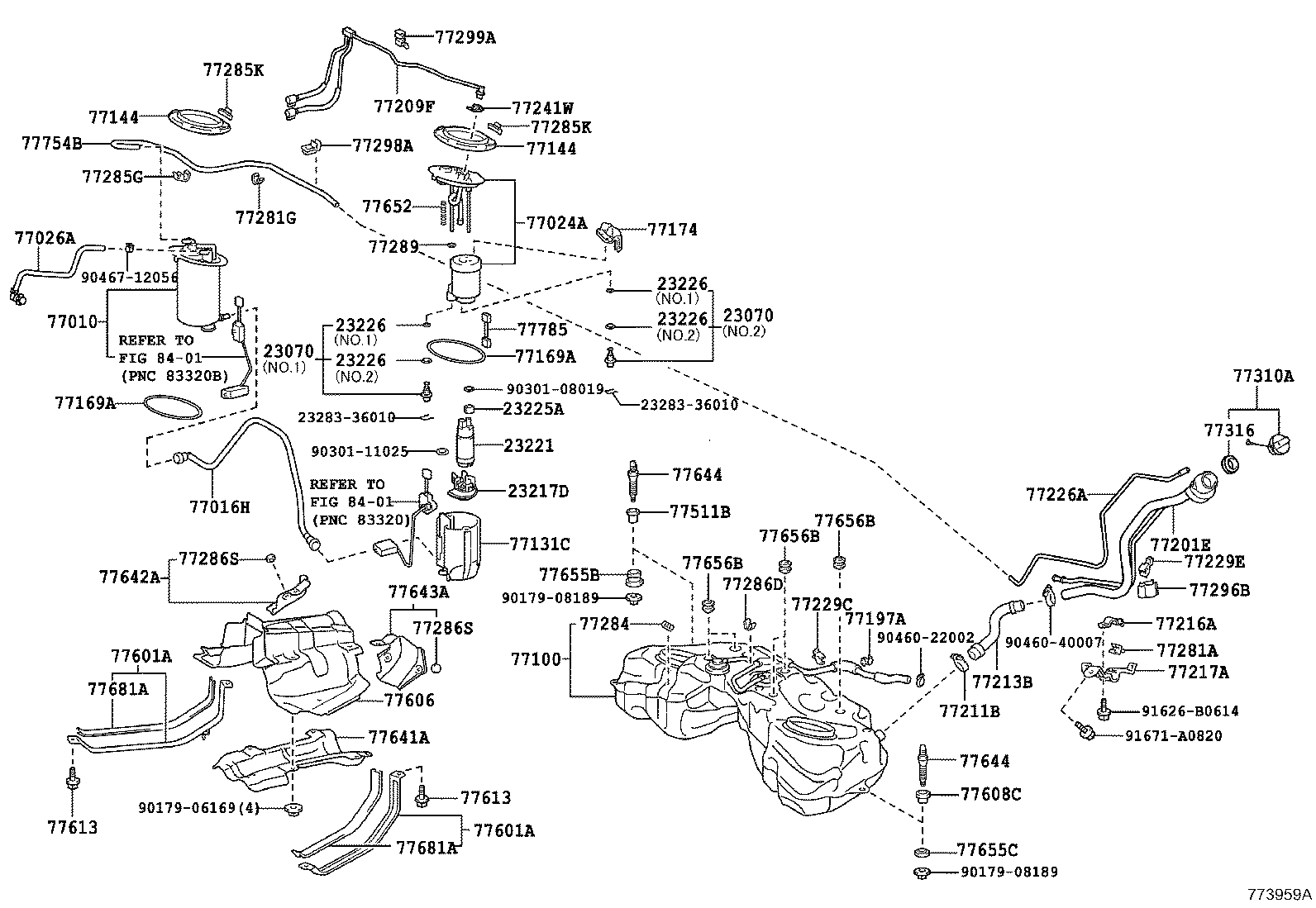 77217-24010 SUPPORT, FUEL TANK FILLER PIPE, NO.2 product image