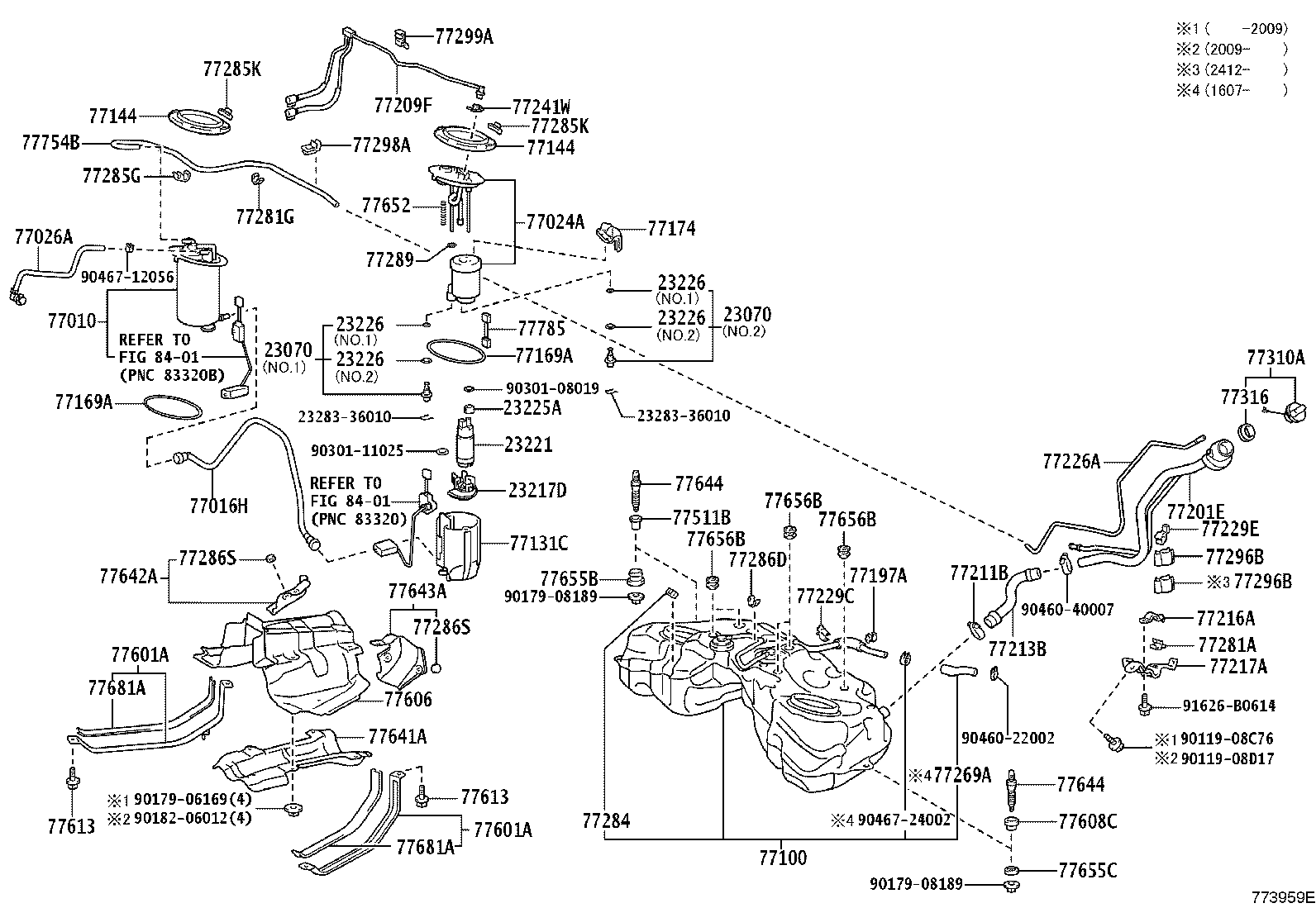 77261-24210 TUBE SUB-ASSY, FUEL EMISSION product image
