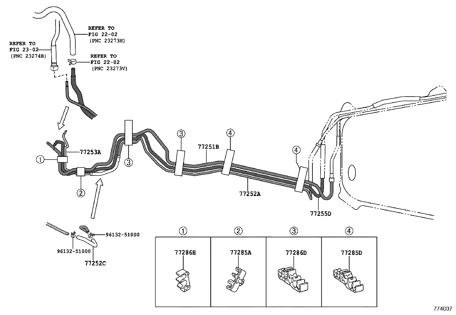 77261-0R070 TUBE, FUEL TANK TO CANISTER product image