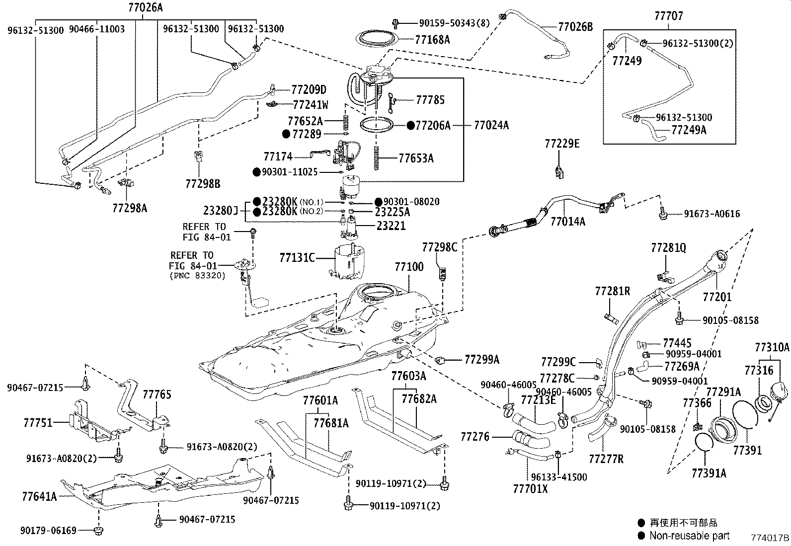 77261-0R070 TUBE, FUEL TANK TO CANISTER product image