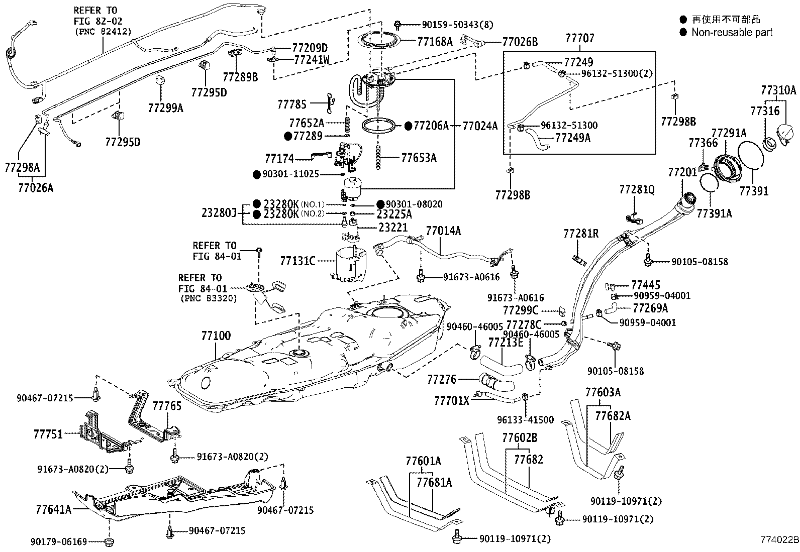 77261-0R070 TUBE, FUEL TANK TO CANISTER product image