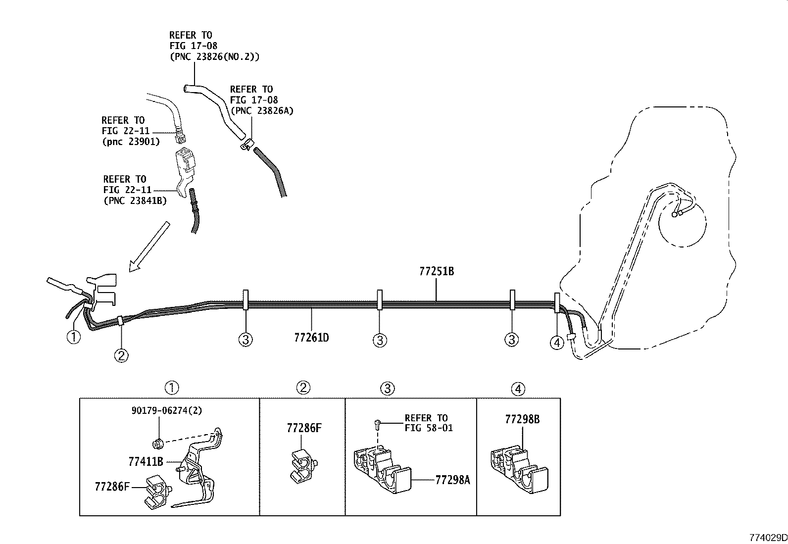 77020-47170 TUBE ASSY, FUEL SUCTION W/PUMP & GAGE product image