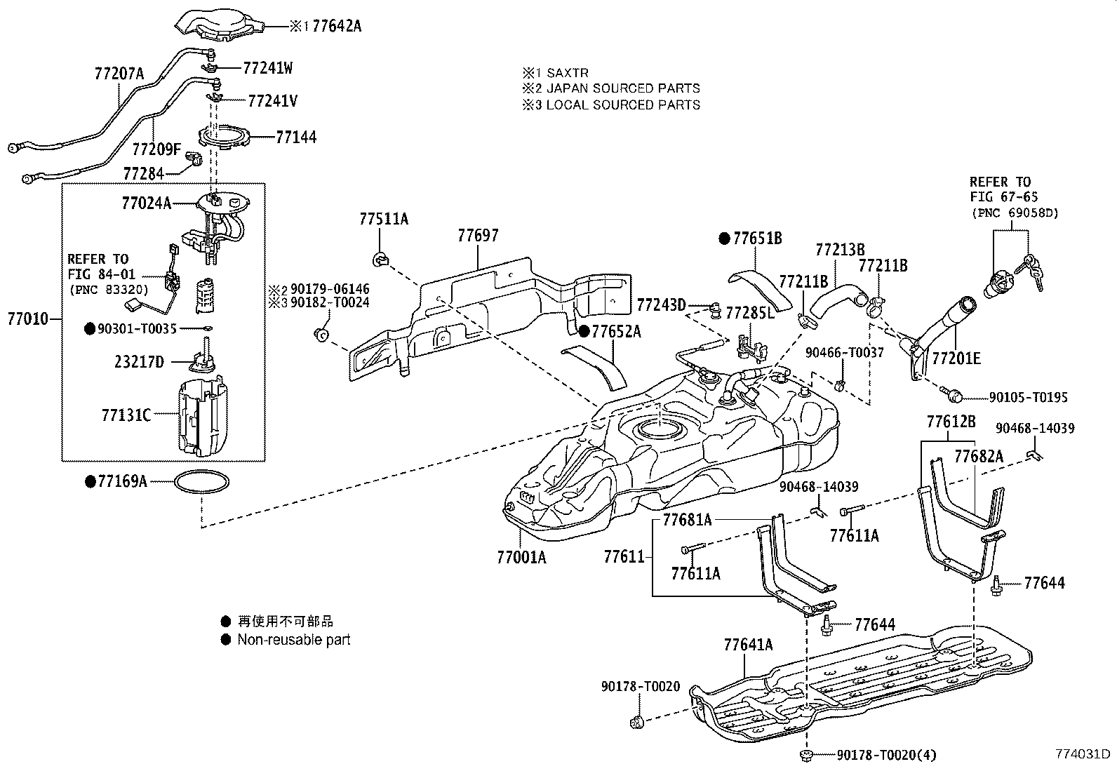 77010-0K200 TUBE ASSY, FUEL TANK VENT product image