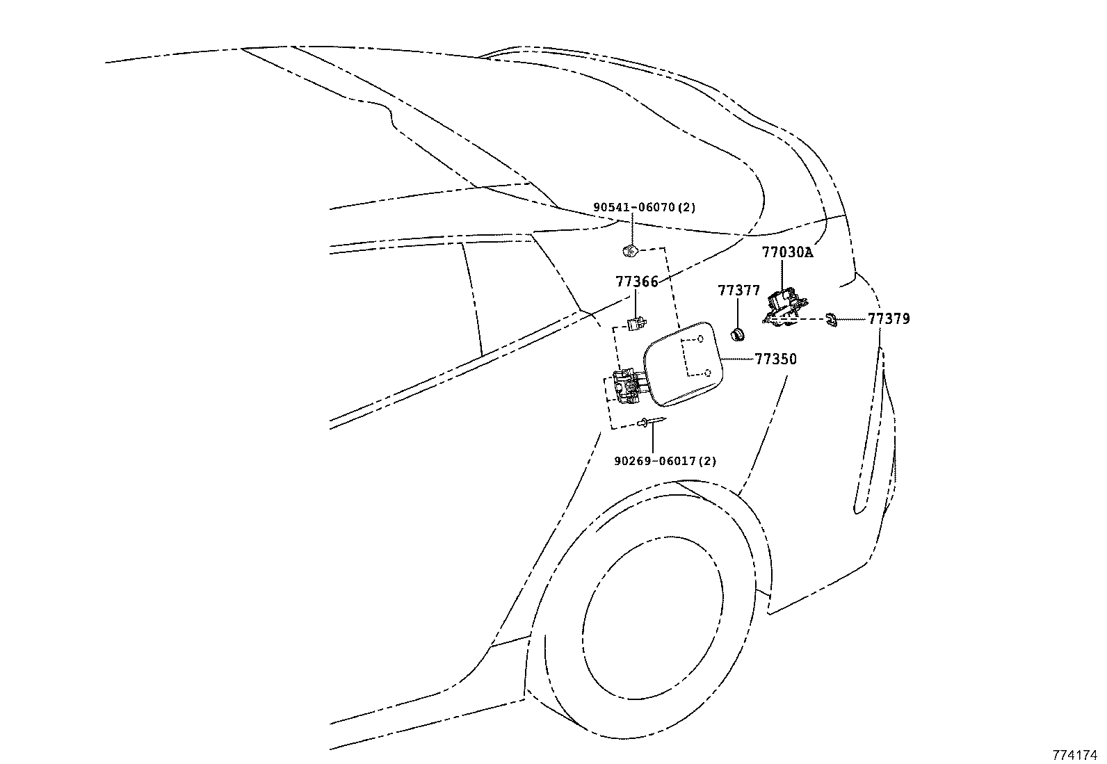 77103-12150 Toyota Reference Part product image