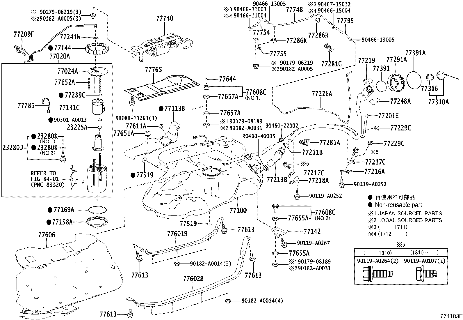 23220-0P240 PUMP ASSY, FUEL W/FILTER product image