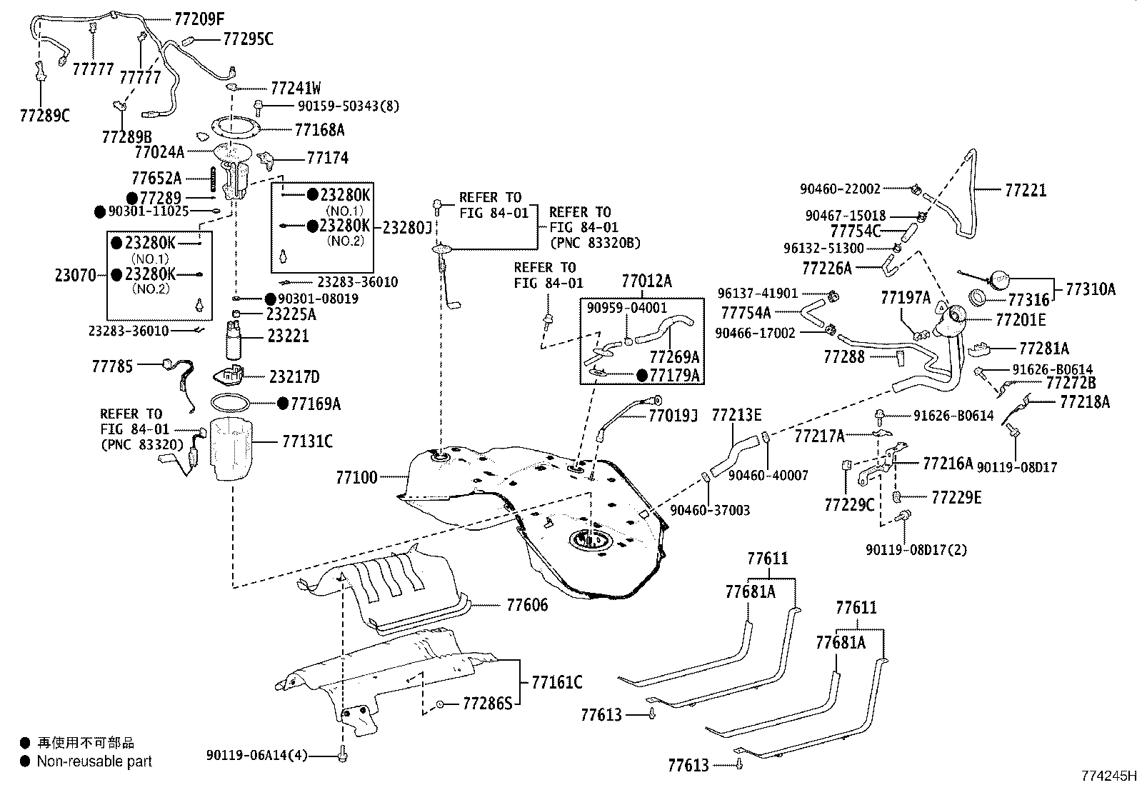 77001-11130 TANK ASSY, FUEL product image