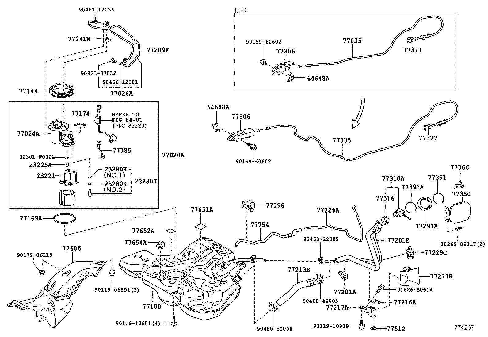 23220-0T080 PUMP, FUEL product image
