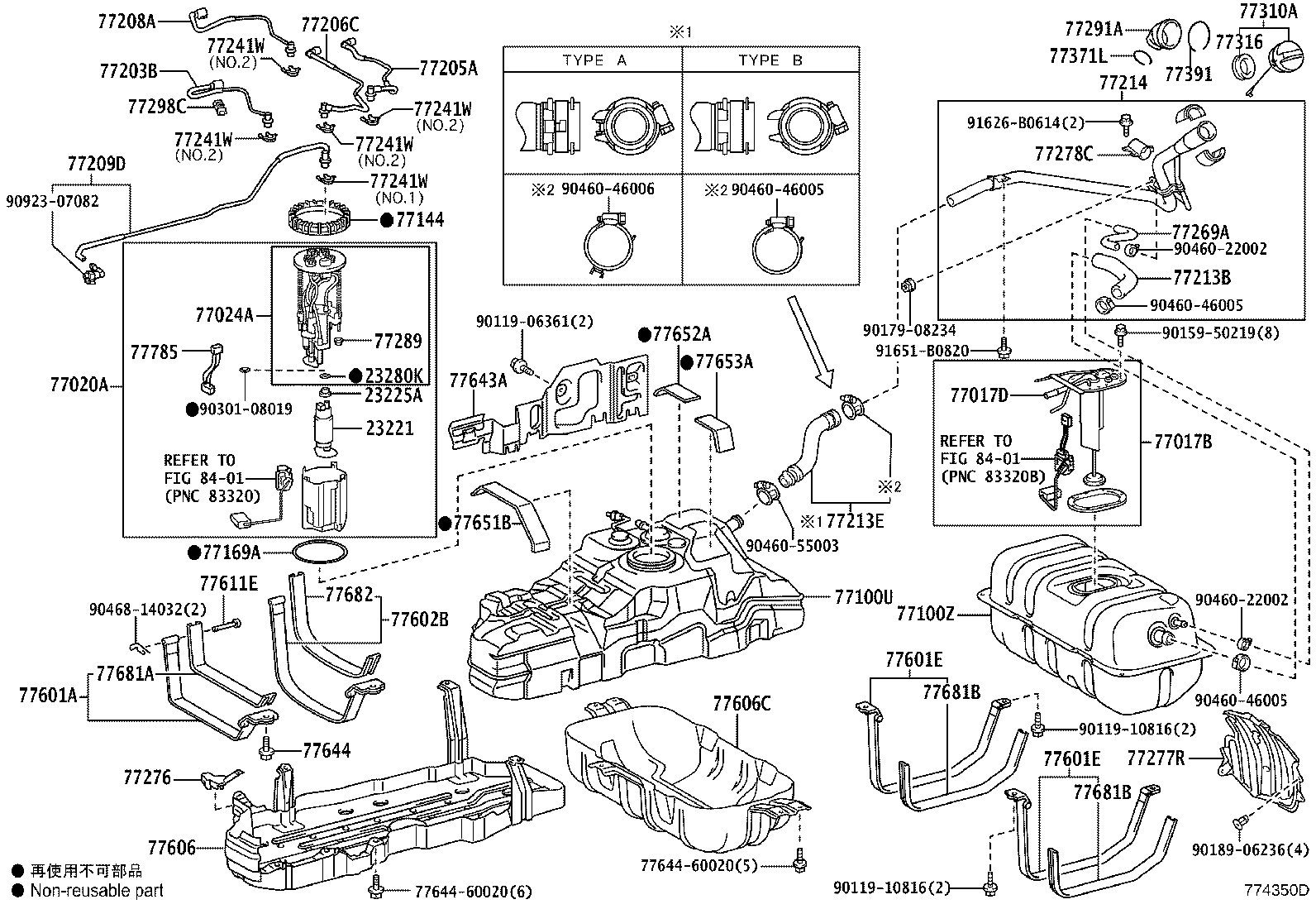 77020-60670 TUBE ASSY, FUEL SUCTION W/PUMP & GAGE product image