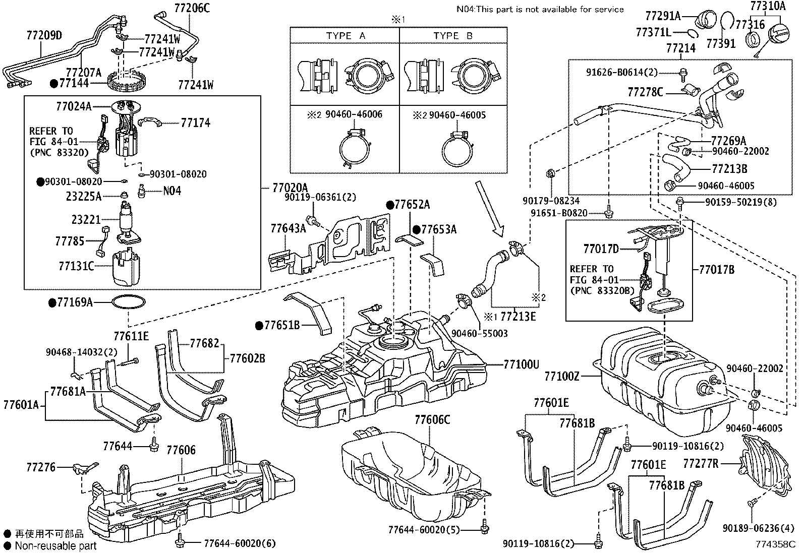 77020-60670 TUBE ASSY, FUEL SUCTION W/PUMP & GAGE product image