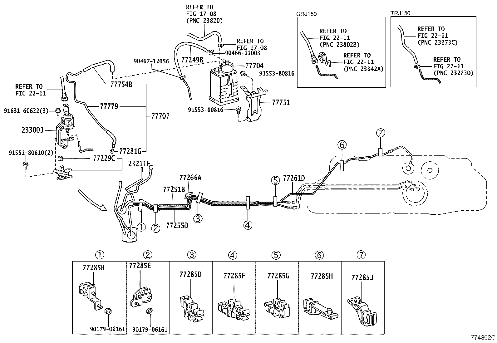 77020-60670 TUBE ASSY, FUEL SUCTION W/PUMP & GAGE product image