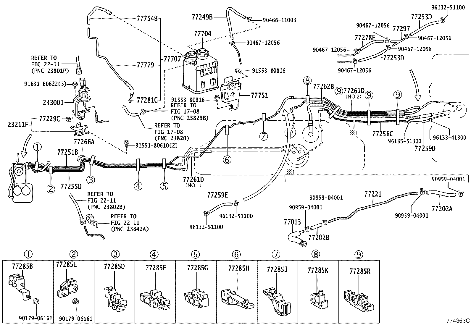 77020-60670 TUBE ASSY, FUEL SUCTION W/PUMP & GAGE product image