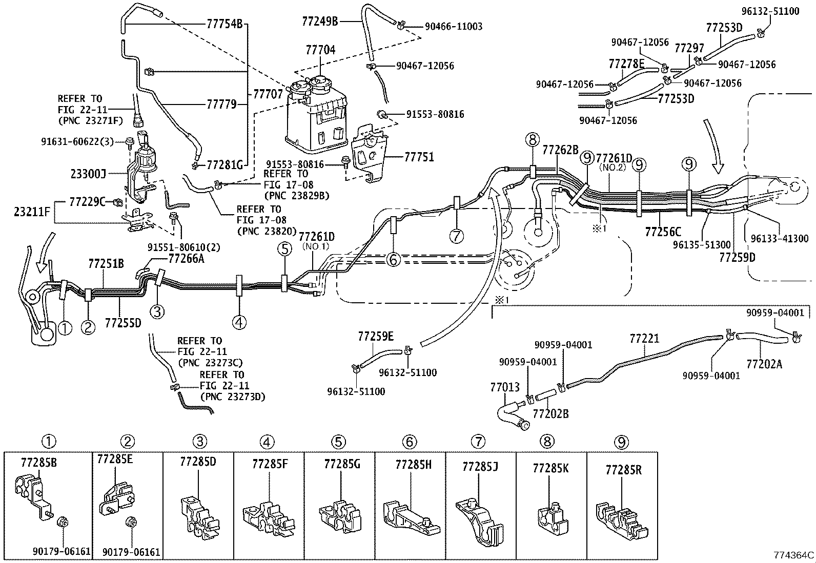 77020-60670 TUBE ASSY, FUEL SUCTION W/PUMP & GAGE product image