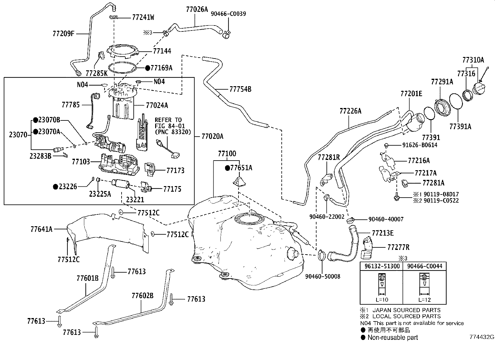 77001-06390 TANK ASSY, FUEL product image