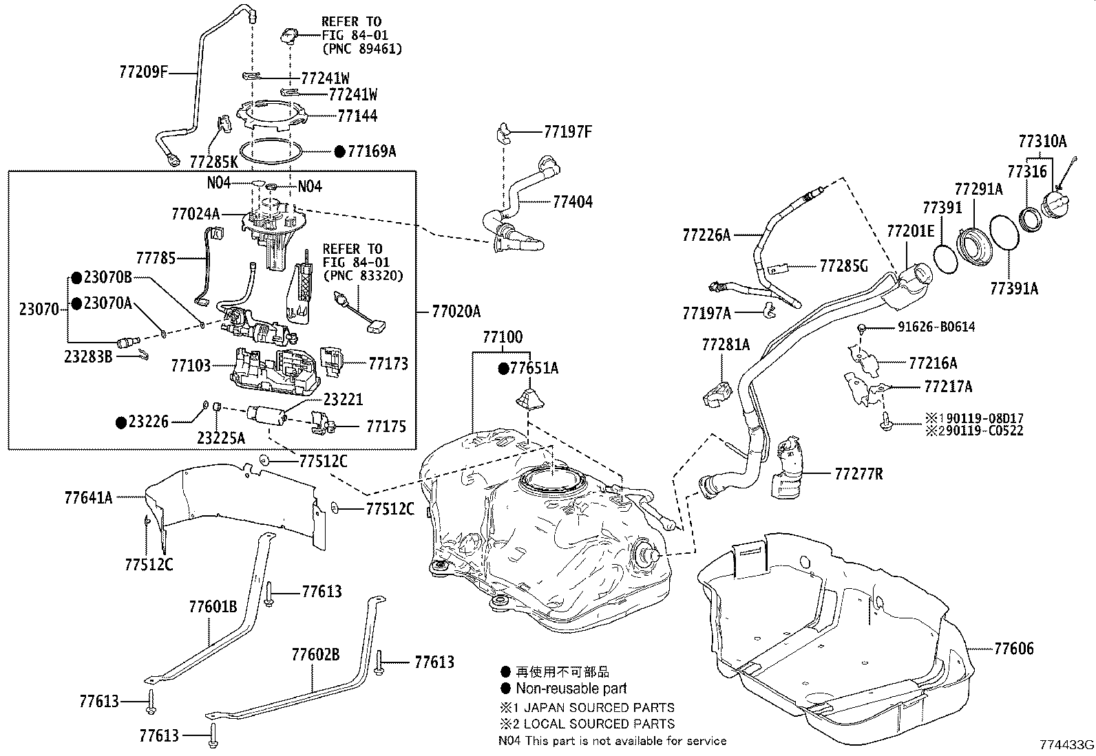 77001-06390 TANK ASSY, FUEL product image