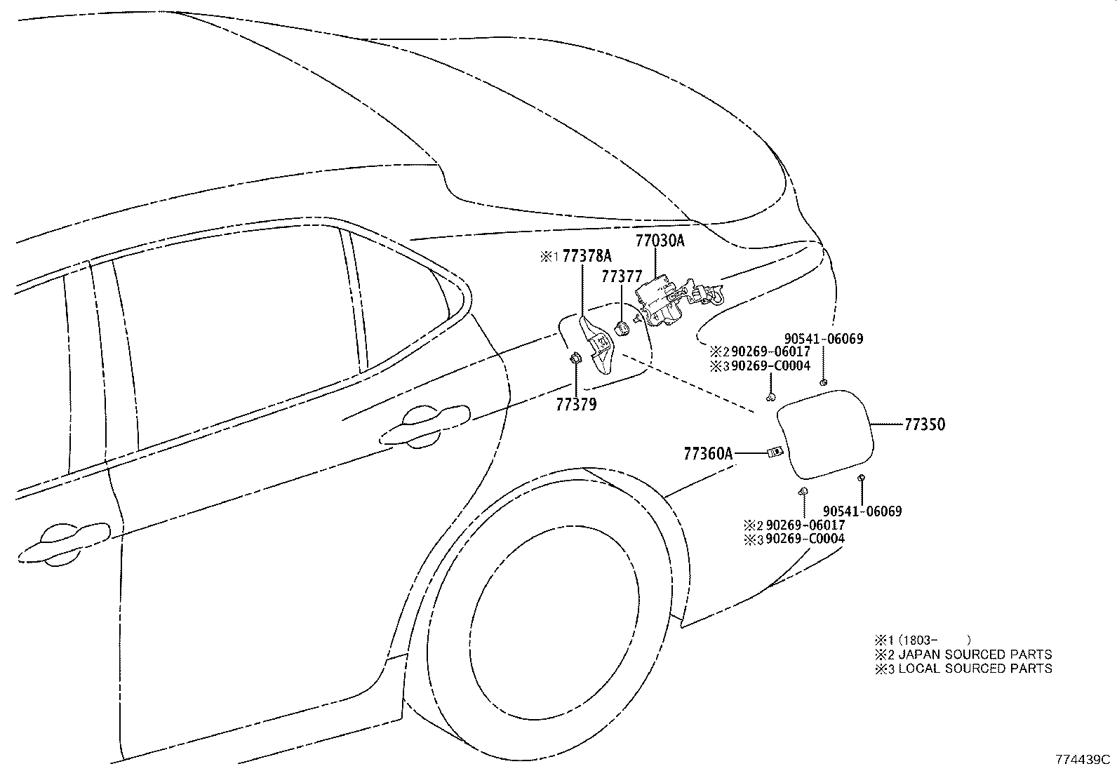 77001-06390 TANK ASSY, FUEL product image