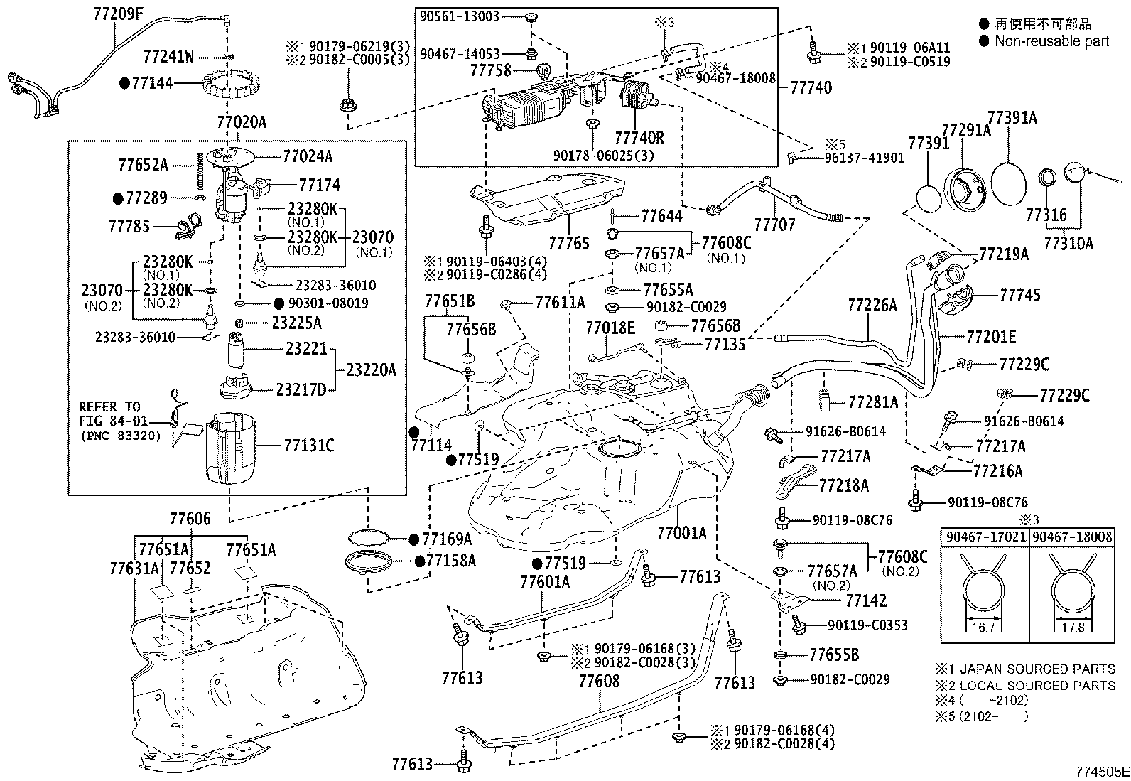 77020-0E120 TUBE ASSY, FUEL SUCTION W/PUMP & GAGE product image