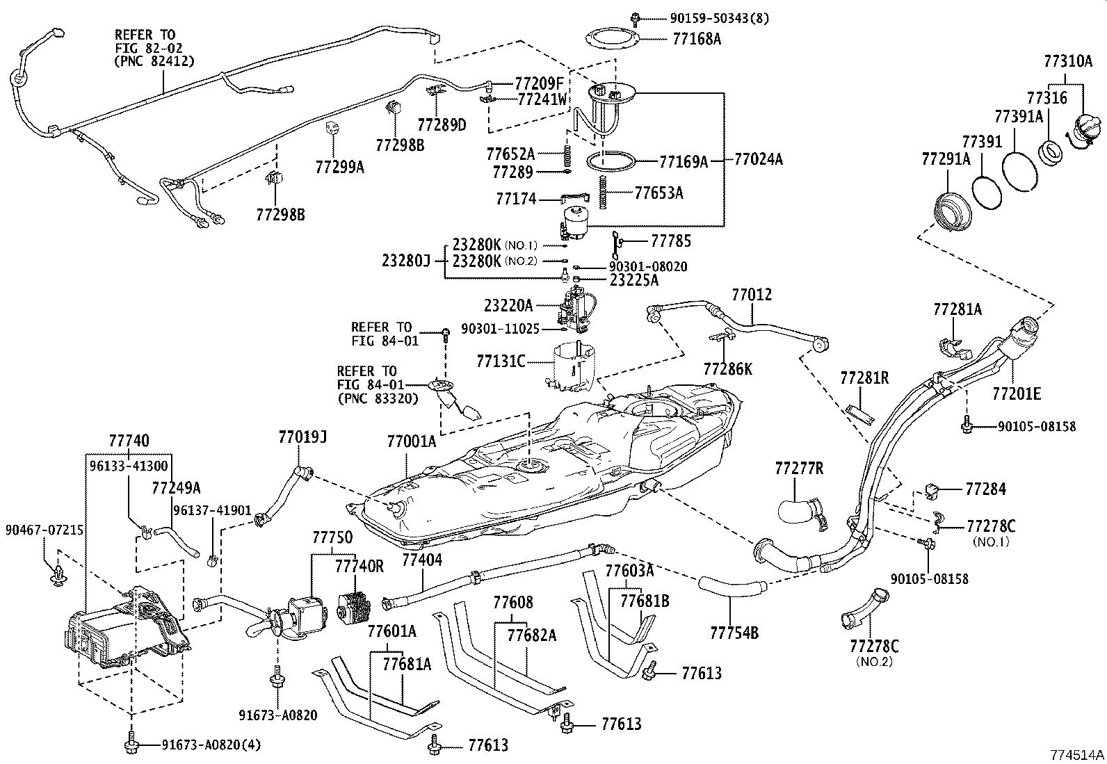 77001-78240 TANK SUB-ASSY, FUEL product image