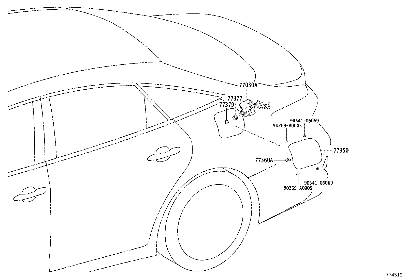 23283-0P010 HOLDER, FUEL PRESSURE REGULATOR product image