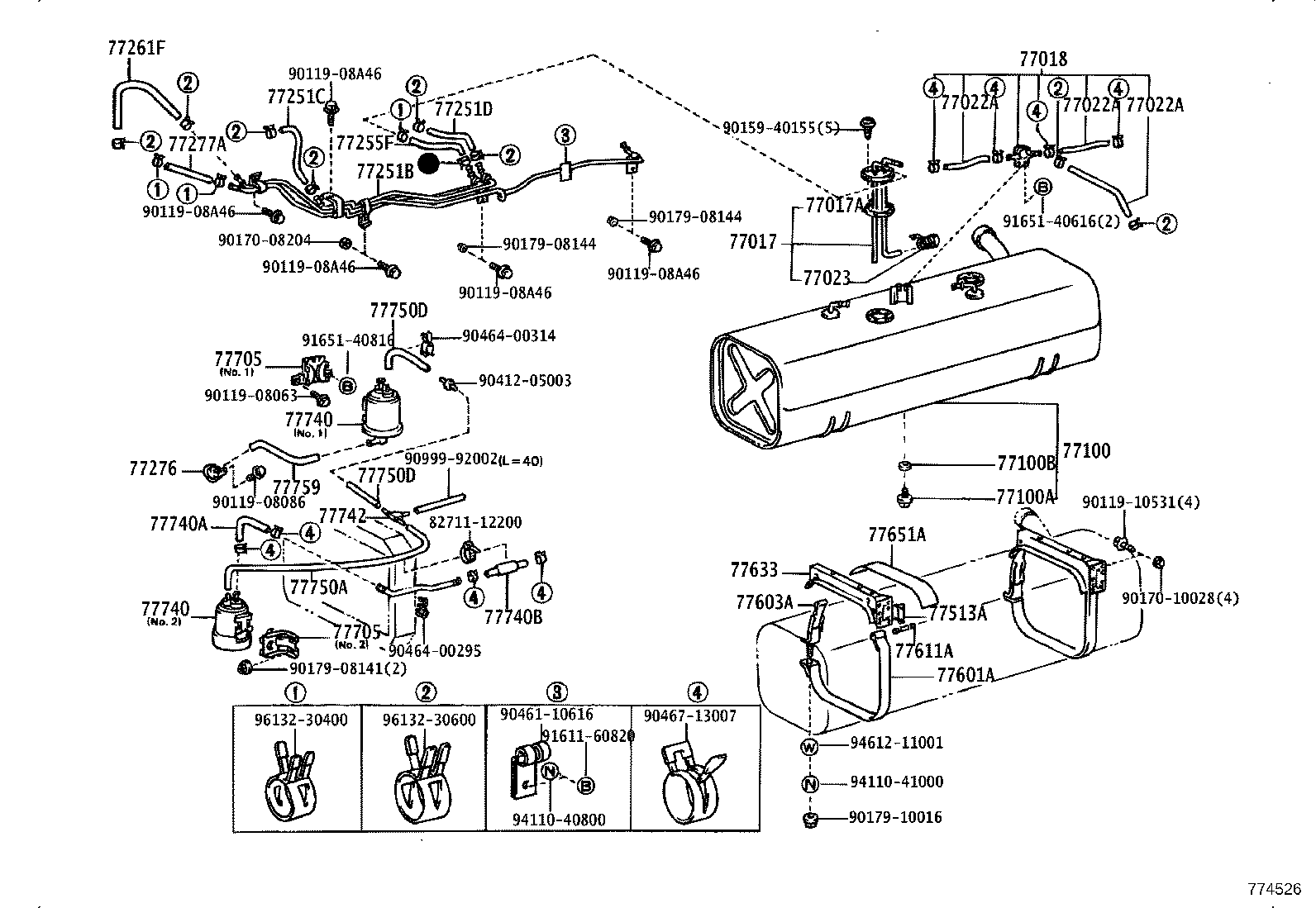 77205-25090 TUBE, FUEL MAIN product image