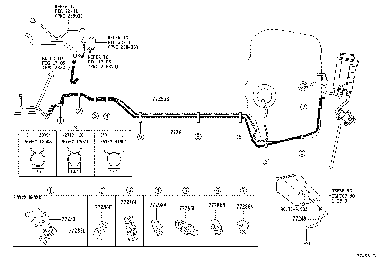 23220-36130 PUMP ASSY, FUEL W/FILTER product image
