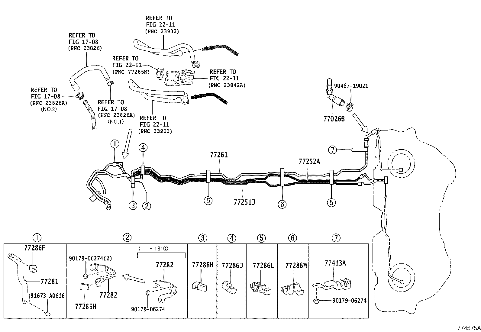 77010-30040 TUBE ASSY, FUEL TANK VENT product image
