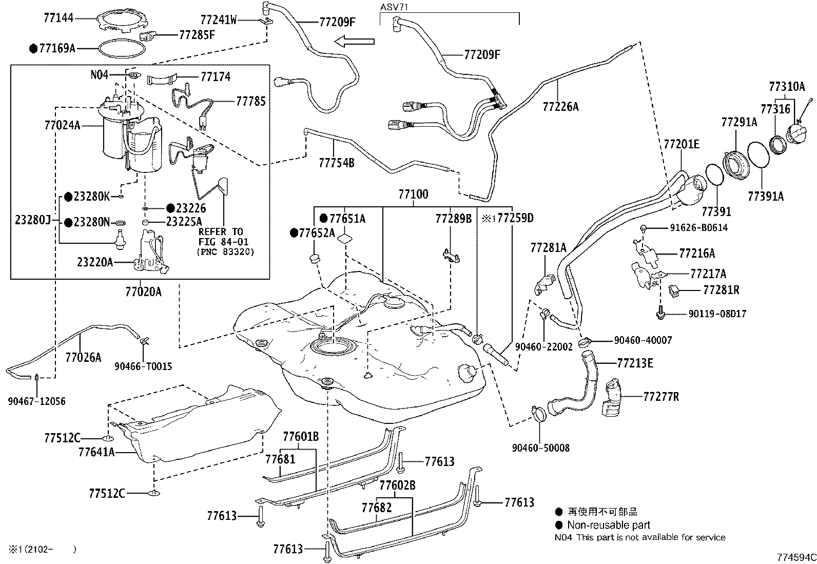 77020-06581 TUBE ASSY, FUEL SUCTION W/PUMP & GAGE product image