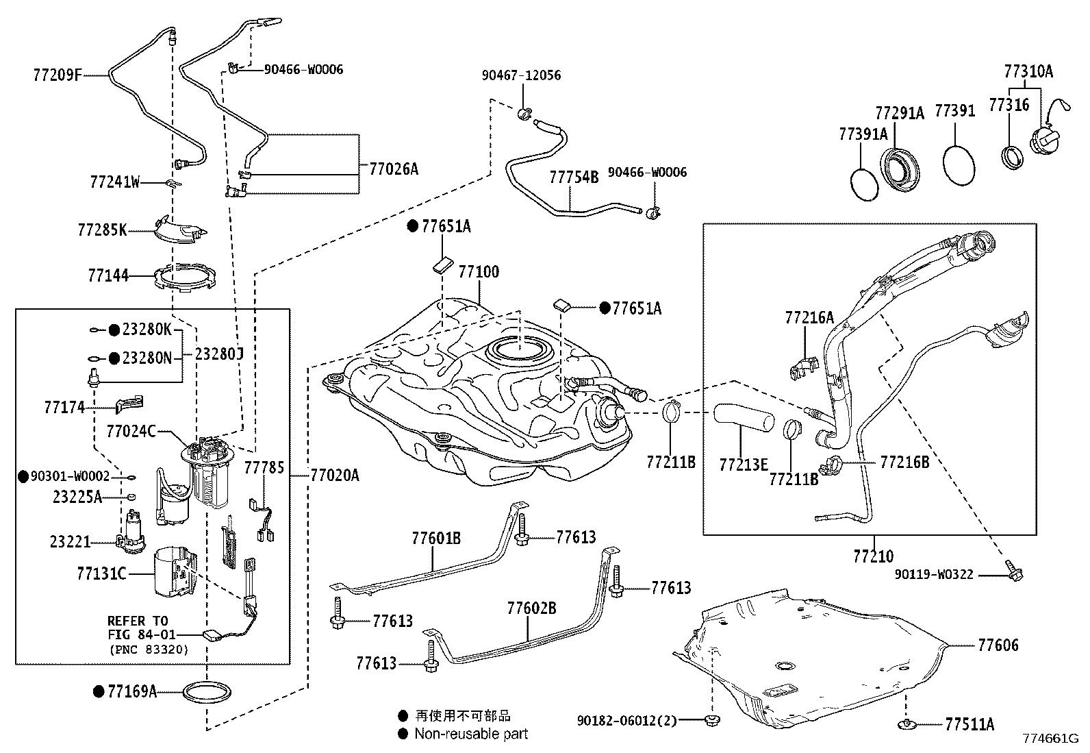 77020-F4020 TUBE ASSY, FUEL SUCTION W/PUMP & GAGE product image