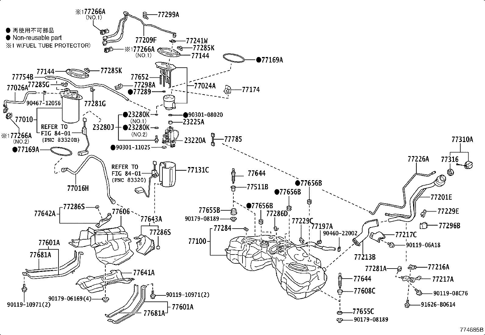 23280-38020 REGULATOR ASSY, FUEL PRESSURE product image