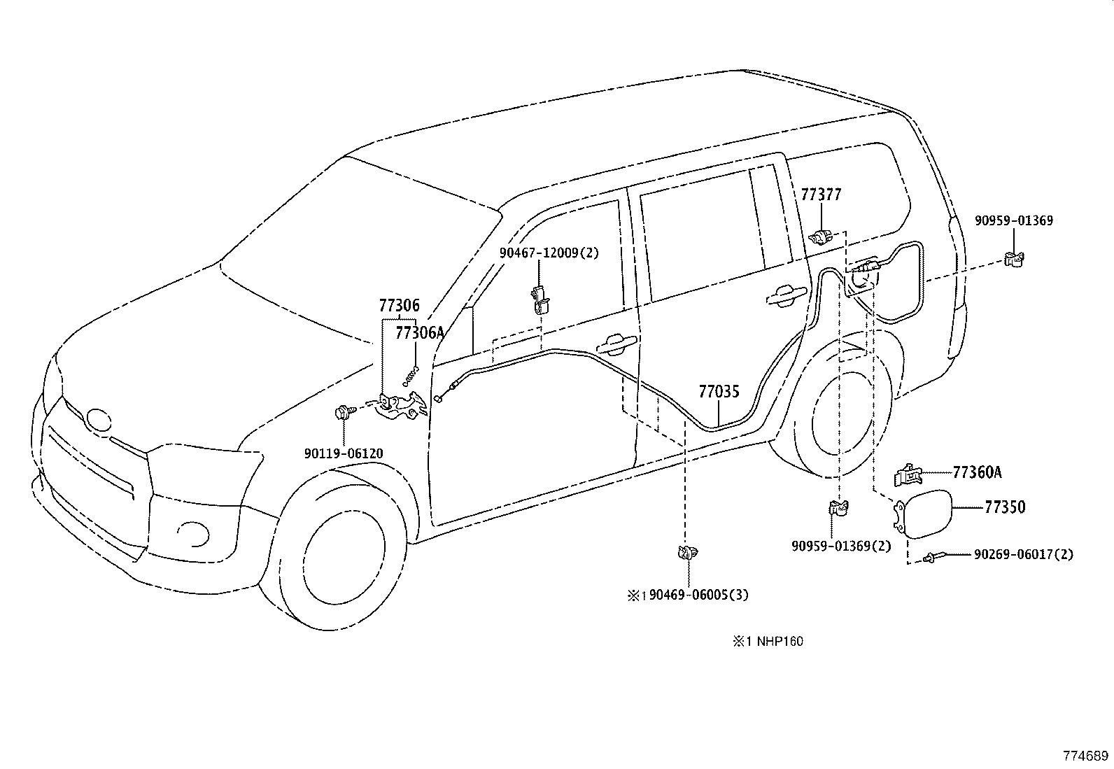 23249-21010 RUBBER, CUSHION(FOR FUEL PUMP) product image